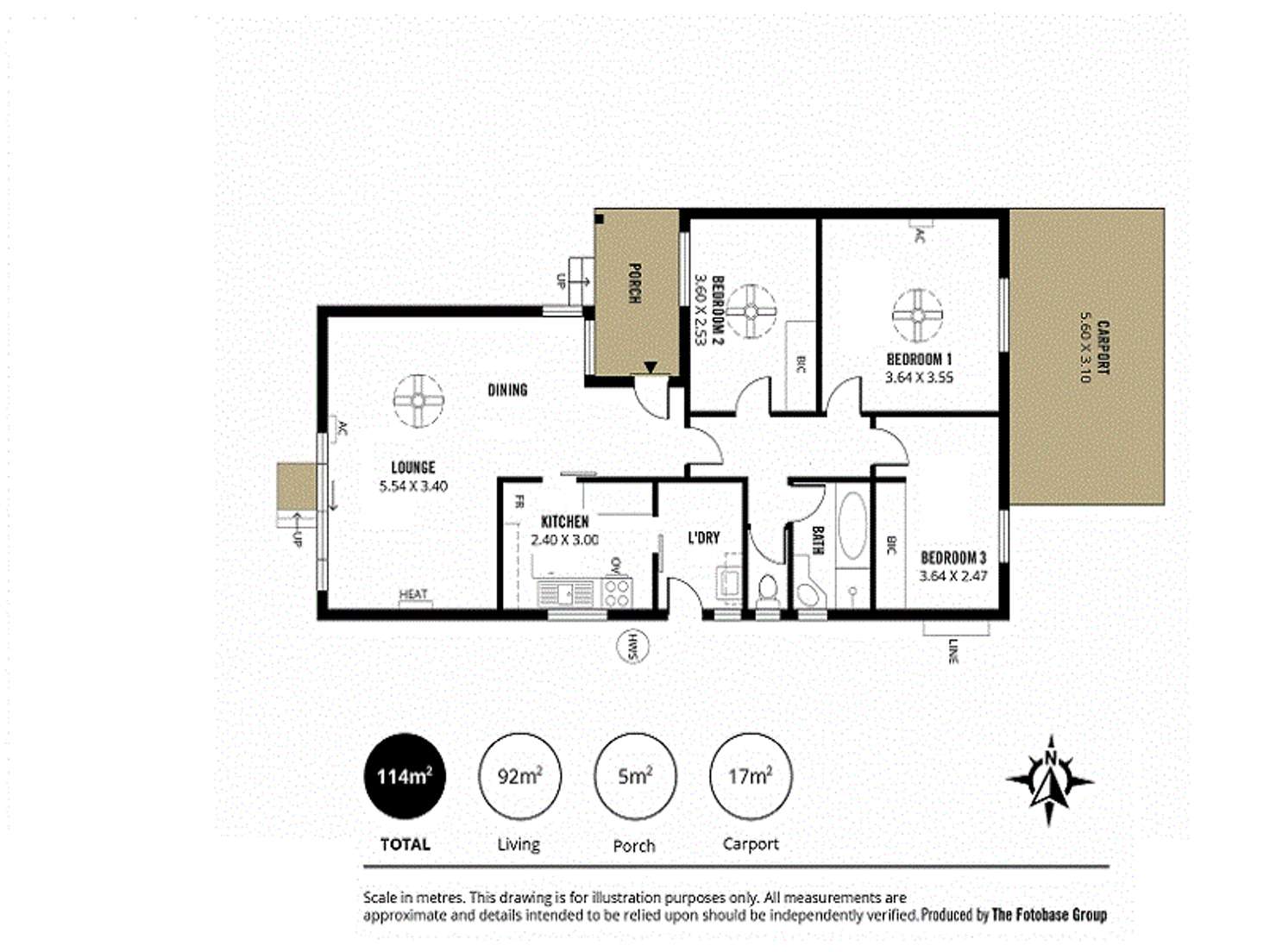 Floorplan of Homely house listing, 38 Adrian Street, Christie Downs SA 5164