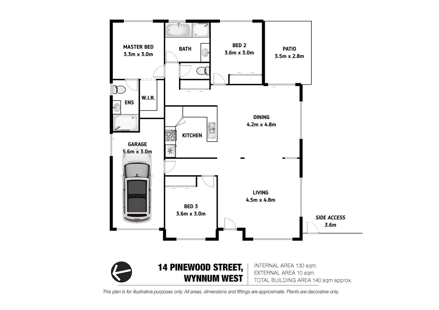 Floorplan of Homely house listing, 14 Pinewood Street, Wynnum West QLD 4178