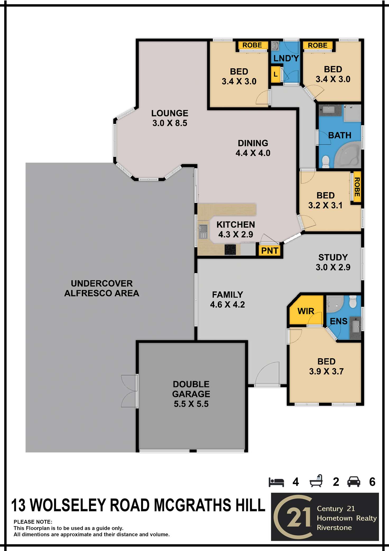 Floorplan of Homely house listing, 13 Wolseley road, Mcgraths Hill NSW 2756