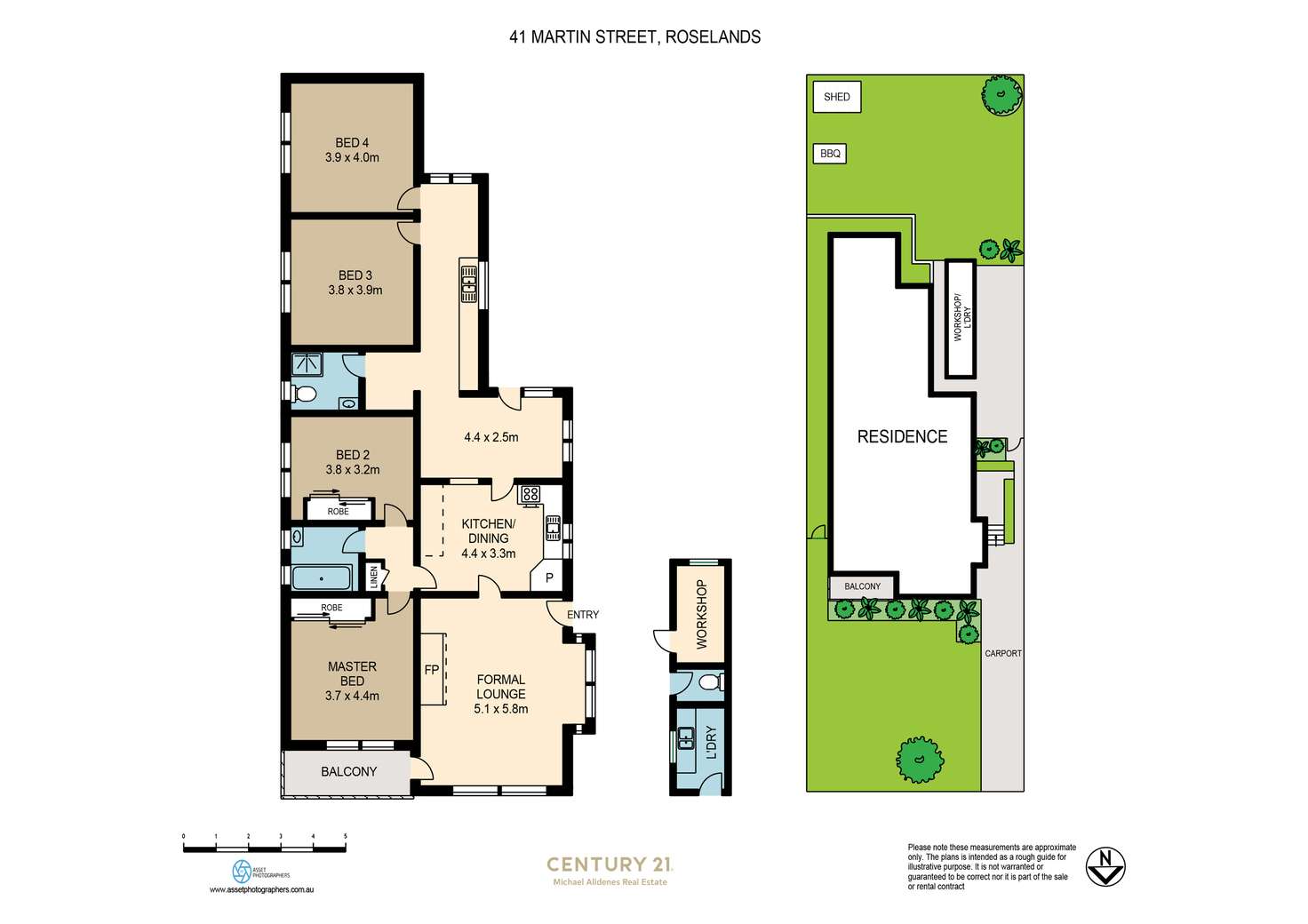 Floorplan of Homely house listing, 41 Martin Street, Roselands NSW 2196