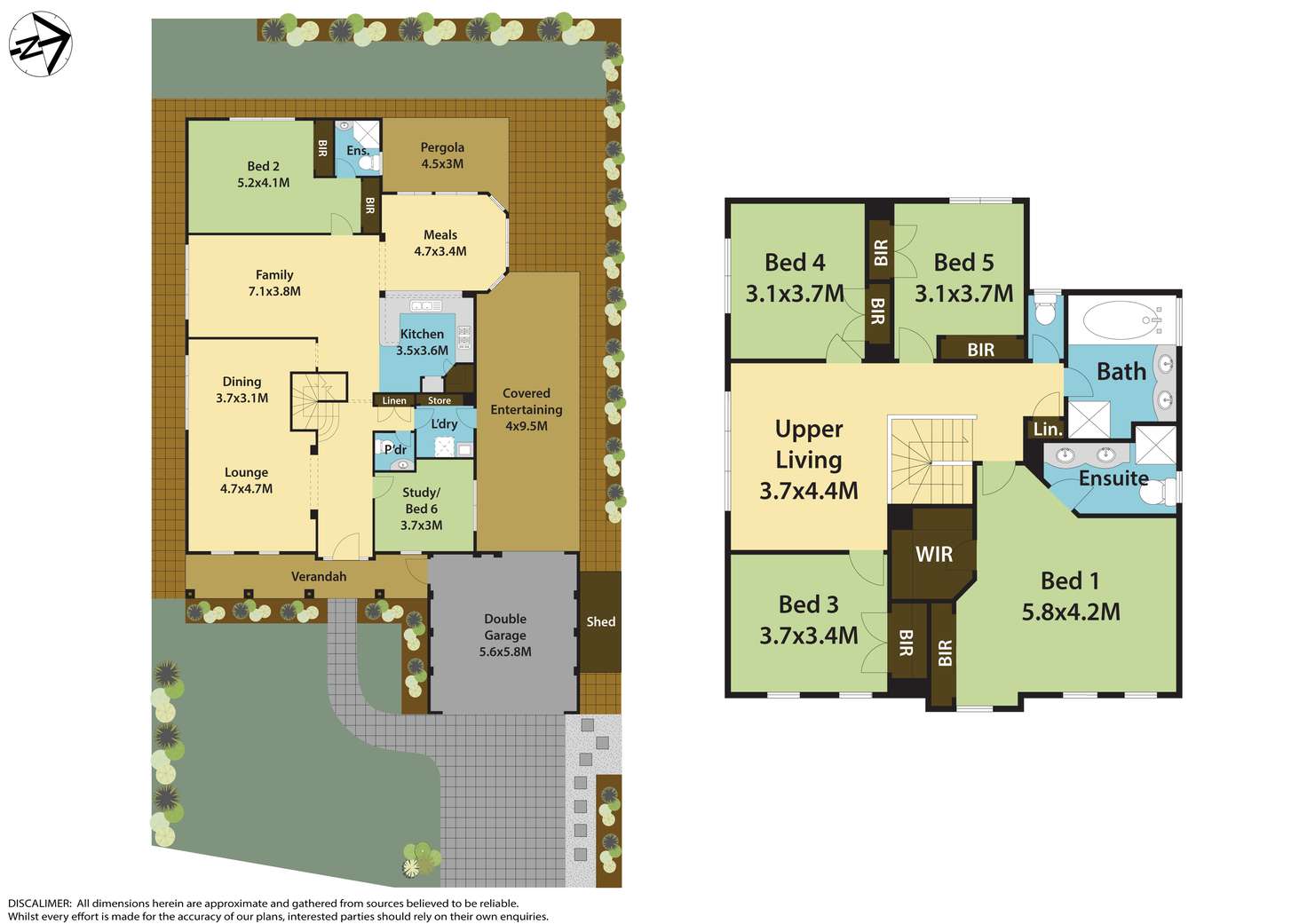 Floorplan of Homely house listing, 6 Harcourt Grove, Glenwood NSW 2768