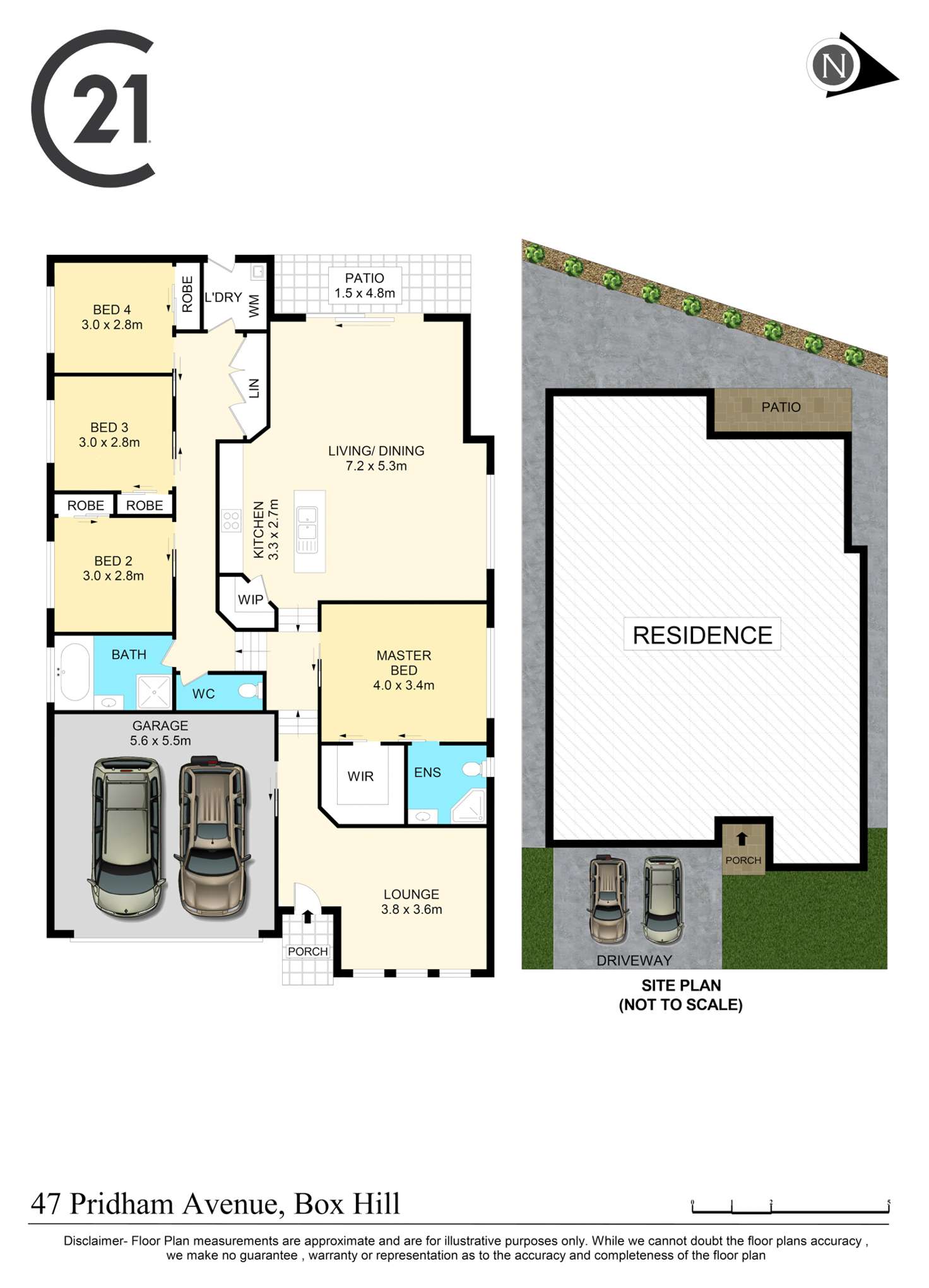 Floorplan of Homely house listing, 47 Pridham Avenue, Box Hill NSW 2765