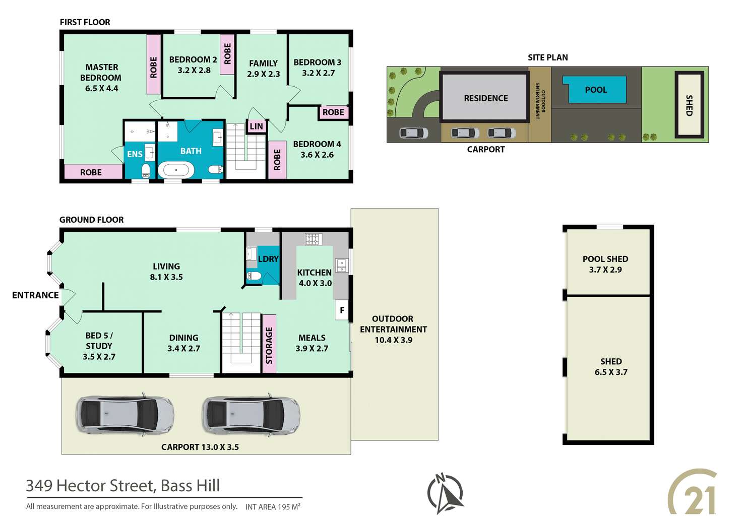 Floorplan of Homely house listing, 349 Hector Street, Bass Hill NSW 2197