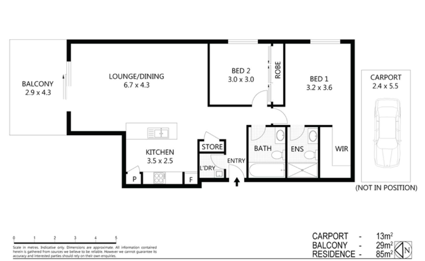 Floorplan of Homely apartment listing, 5/271 Dunmore Street, Pendle Hill NSW 2145