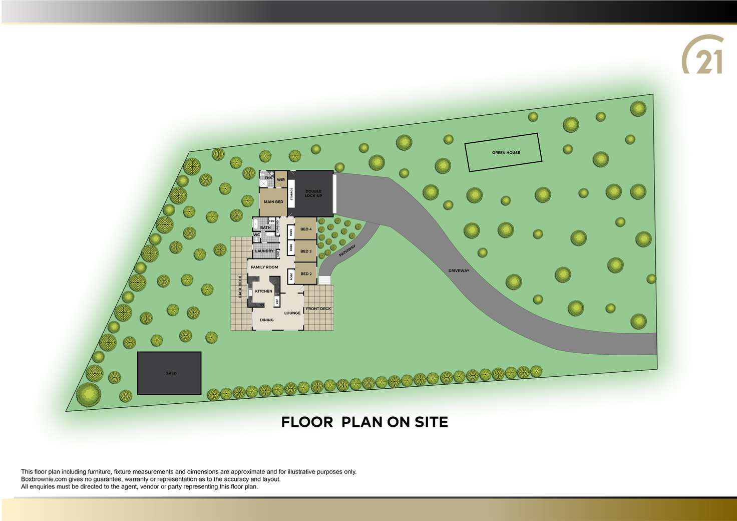 Floorplan of Homely house listing, 180 Burnside Road, Perwillowen QLD 4560
