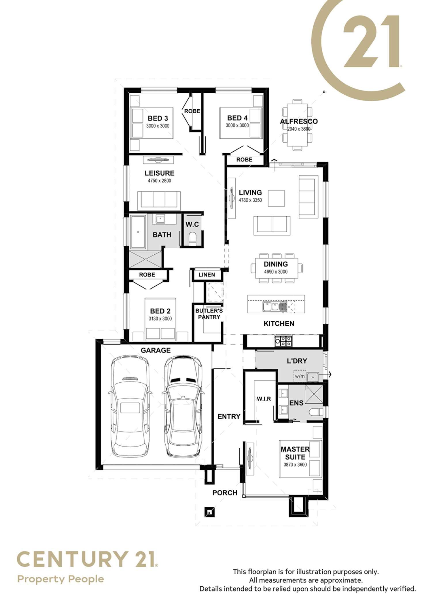 Floorplan of Homely house listing, 24 Ogilvy Road, Gawler East SA 5118