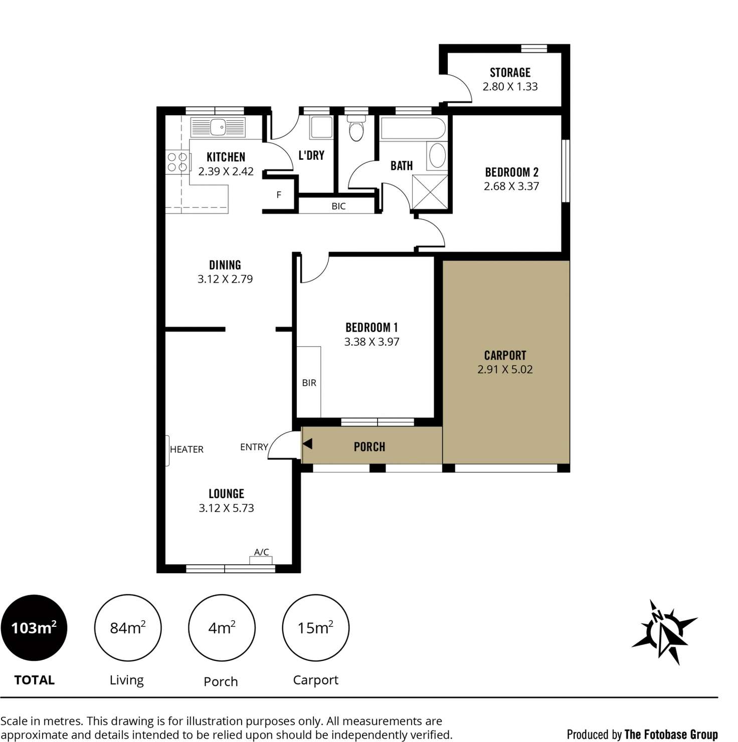 Floorplan of Homely unit listing, 14/25 McMahon Road, Morphett Vale SA 5162