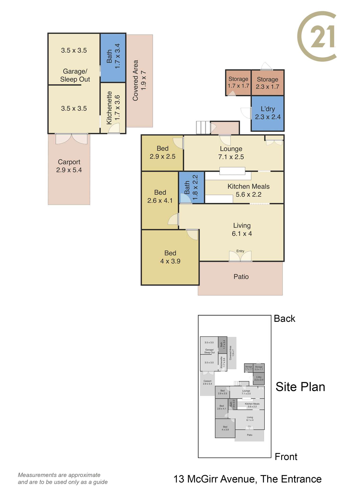 Floorplan of Homely house listing, 13 McGirr Avenue, The Entrance NSW 2261