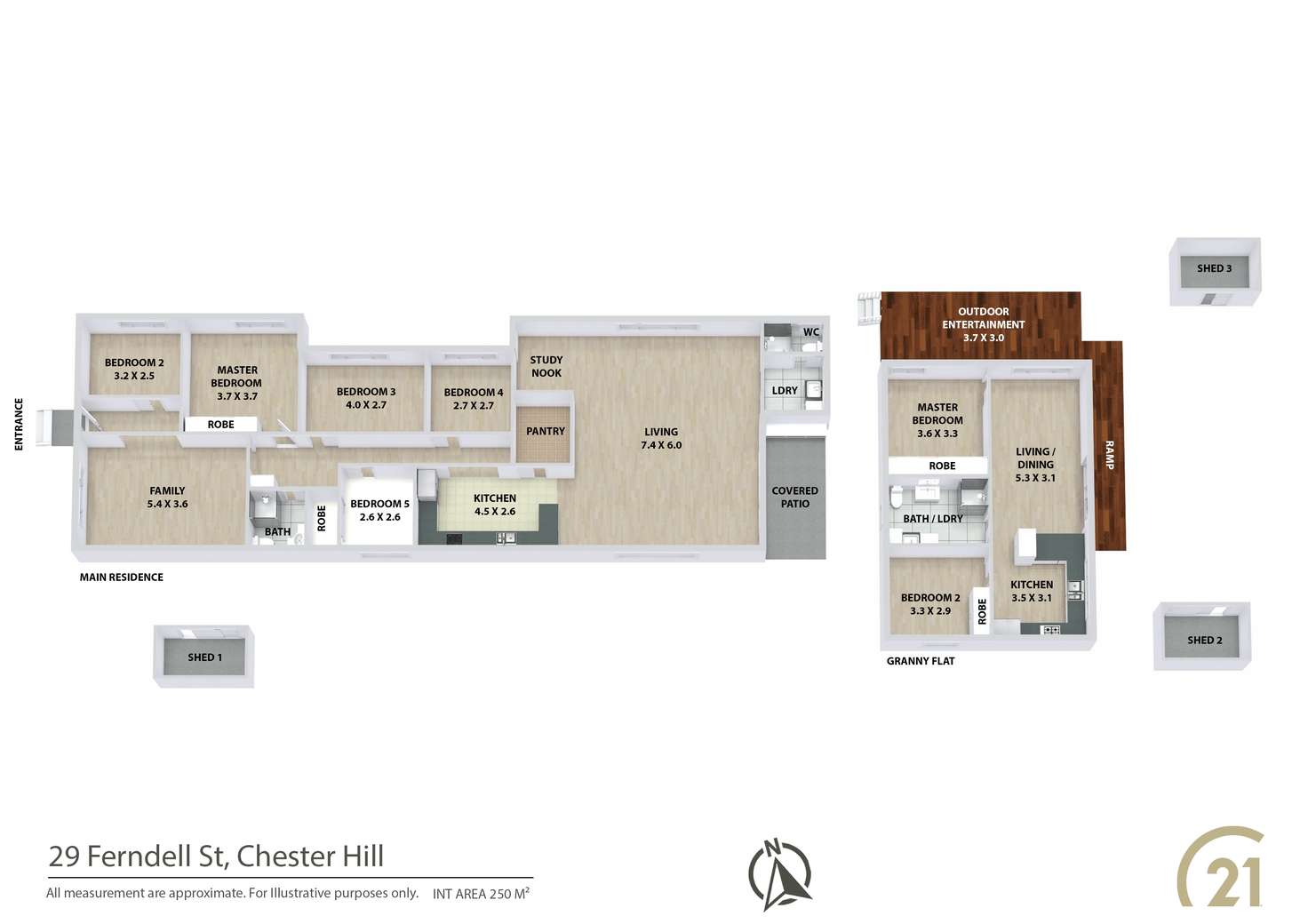 Floorplan of Homely house listing, 29 Ferndell Street, Chester Hill NSW 2162