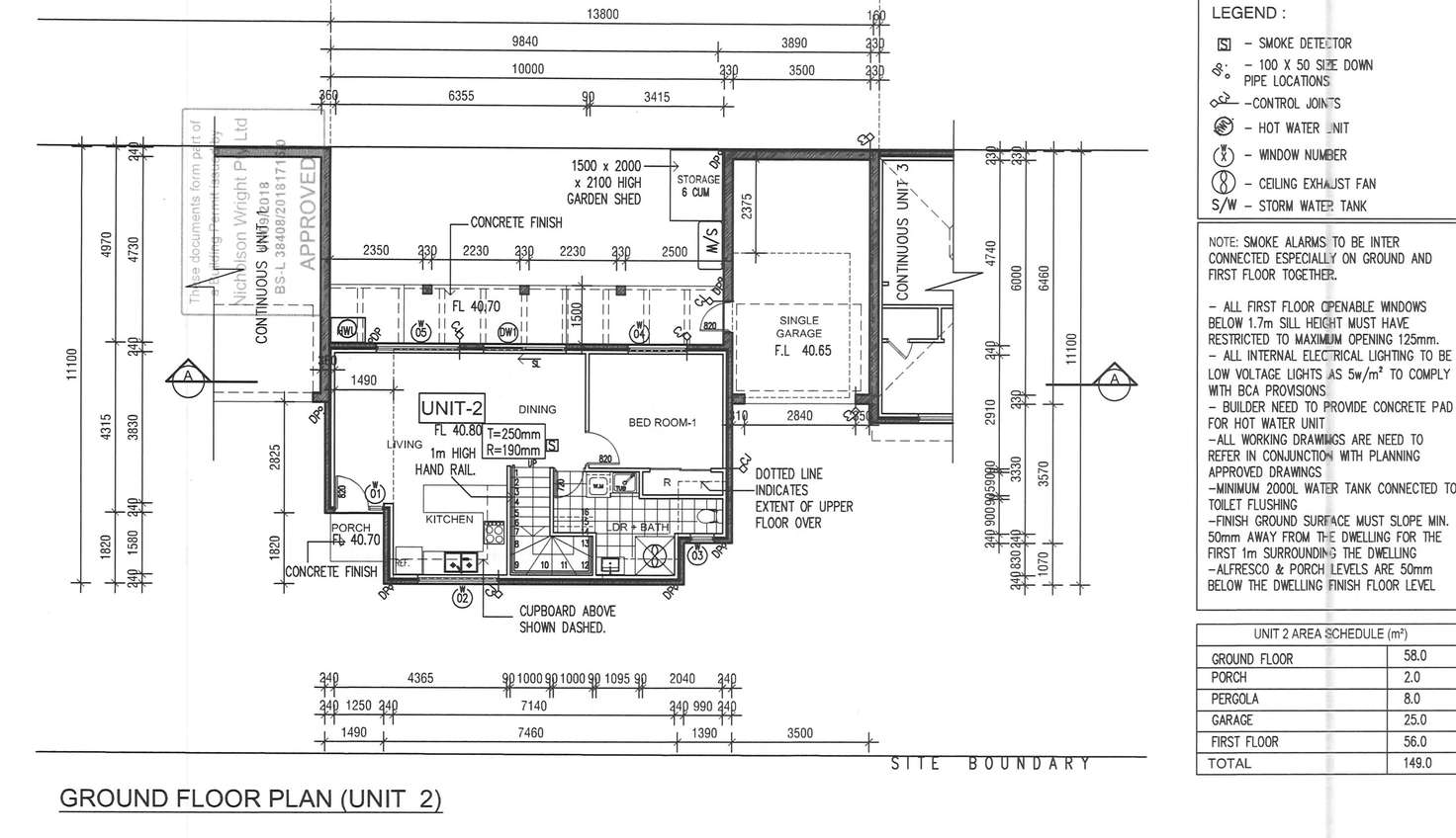 Floorplan of Homely townhouse listing, 2/163 Corrigan Road, Noble Park VIC 3174