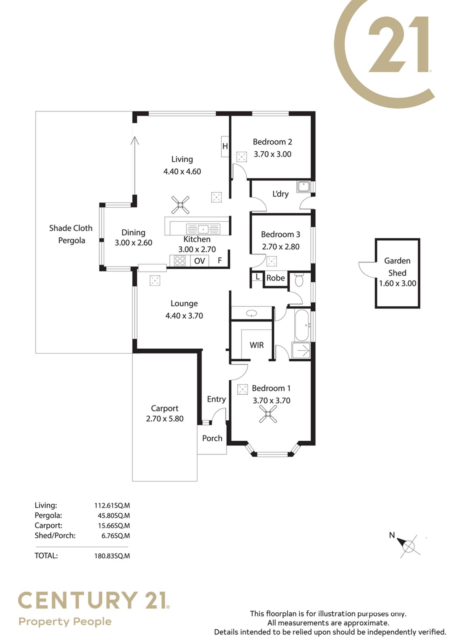 Floorplan of Homely house listing, 22 Crown Crescent, Paralowie SA 5108