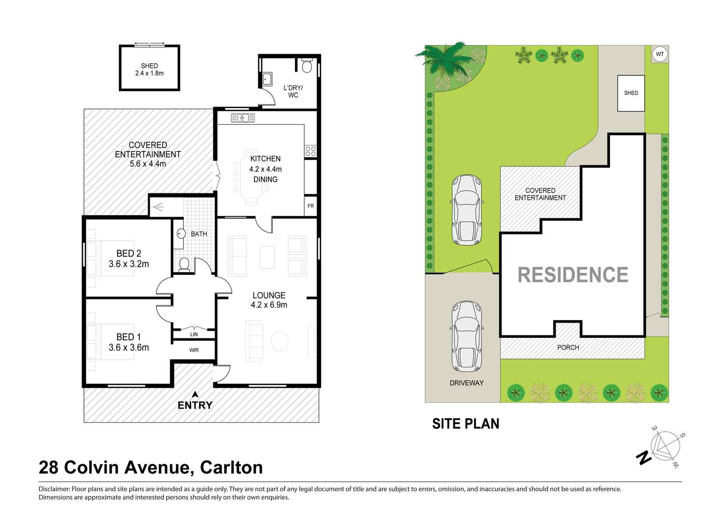 Floorplan of Homely house listing, 28 Colvin Avenue, Carlton NSW 2218