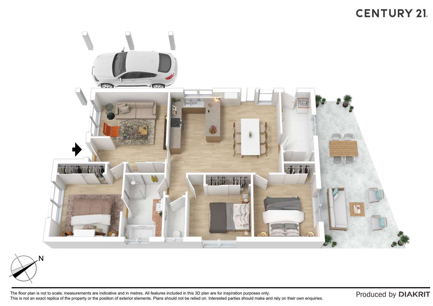 Floorplan of Homely house listing, 31 Butcher Street, Echuca VIC 3564