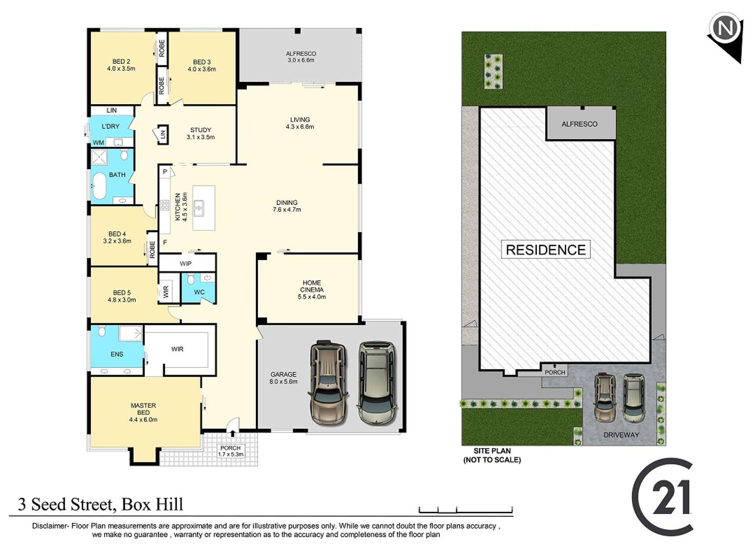 Floorplan of Homely house listing, 3 Seed Street, Box Hill NSW 2765