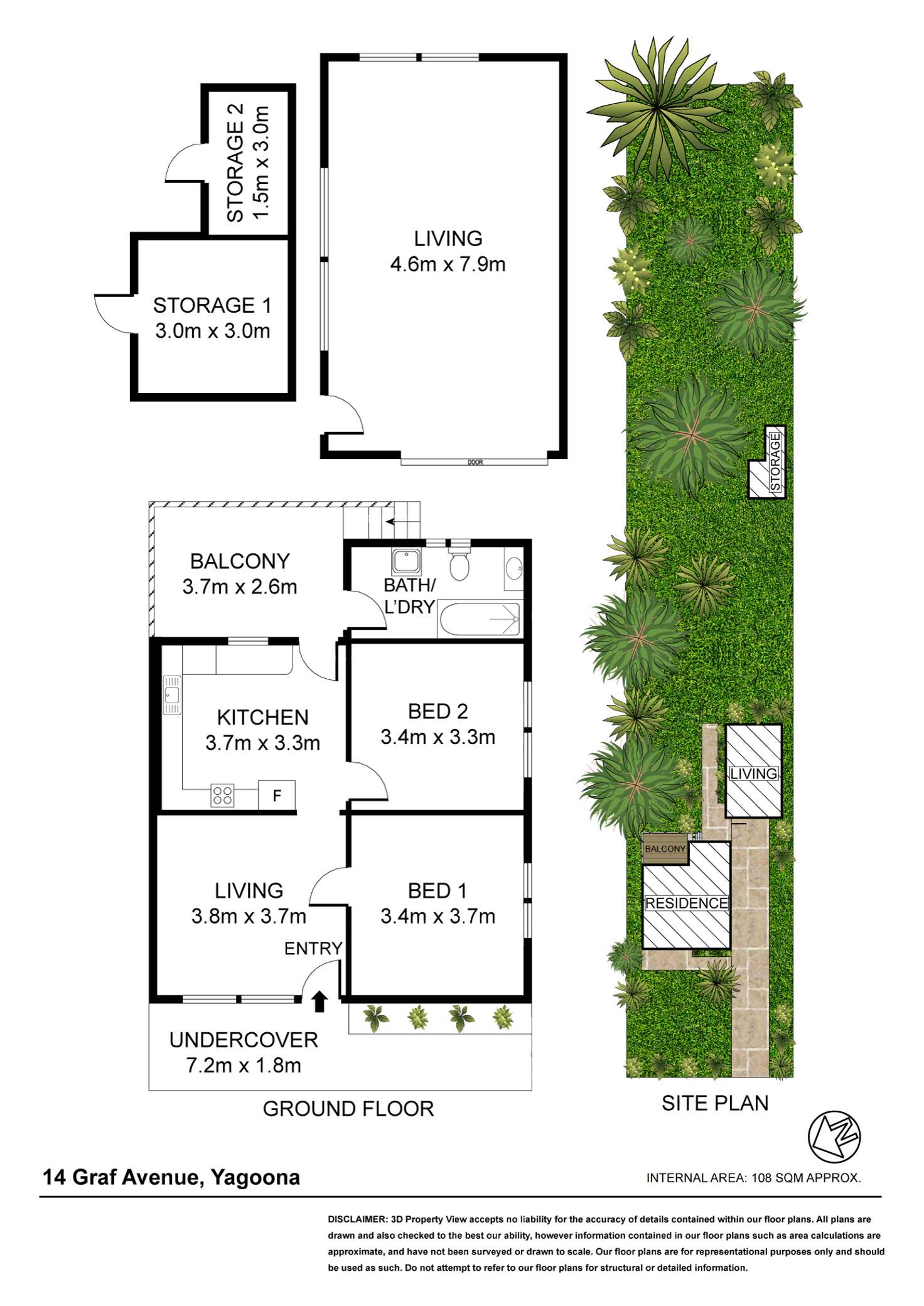 Floorplan of Homely house listing, 14 Graf Avenue, Yagoona NSW 2199
