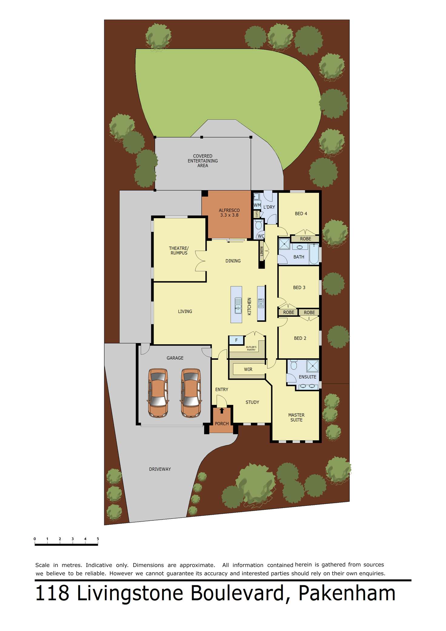 Floorplan of Homely house listing, 118 Livingstone Boulevard, Pakenham VIC 3810