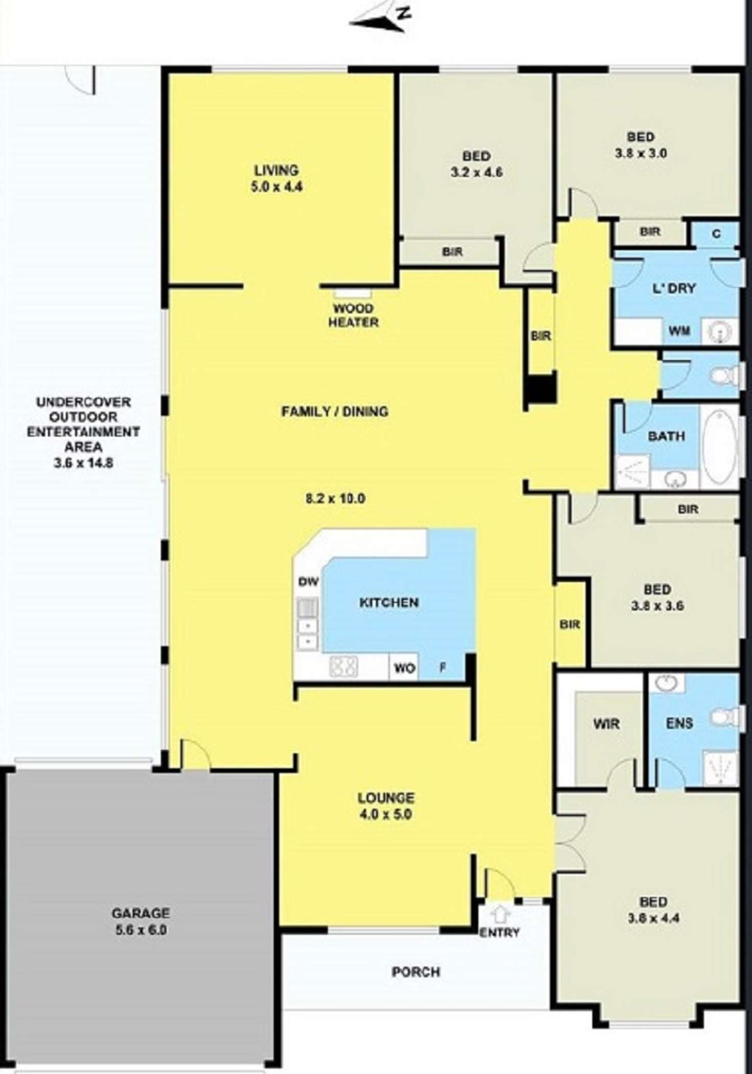 Floorplan of Homely house listing, 4 Glenview Rise, Berwick VIC 3806