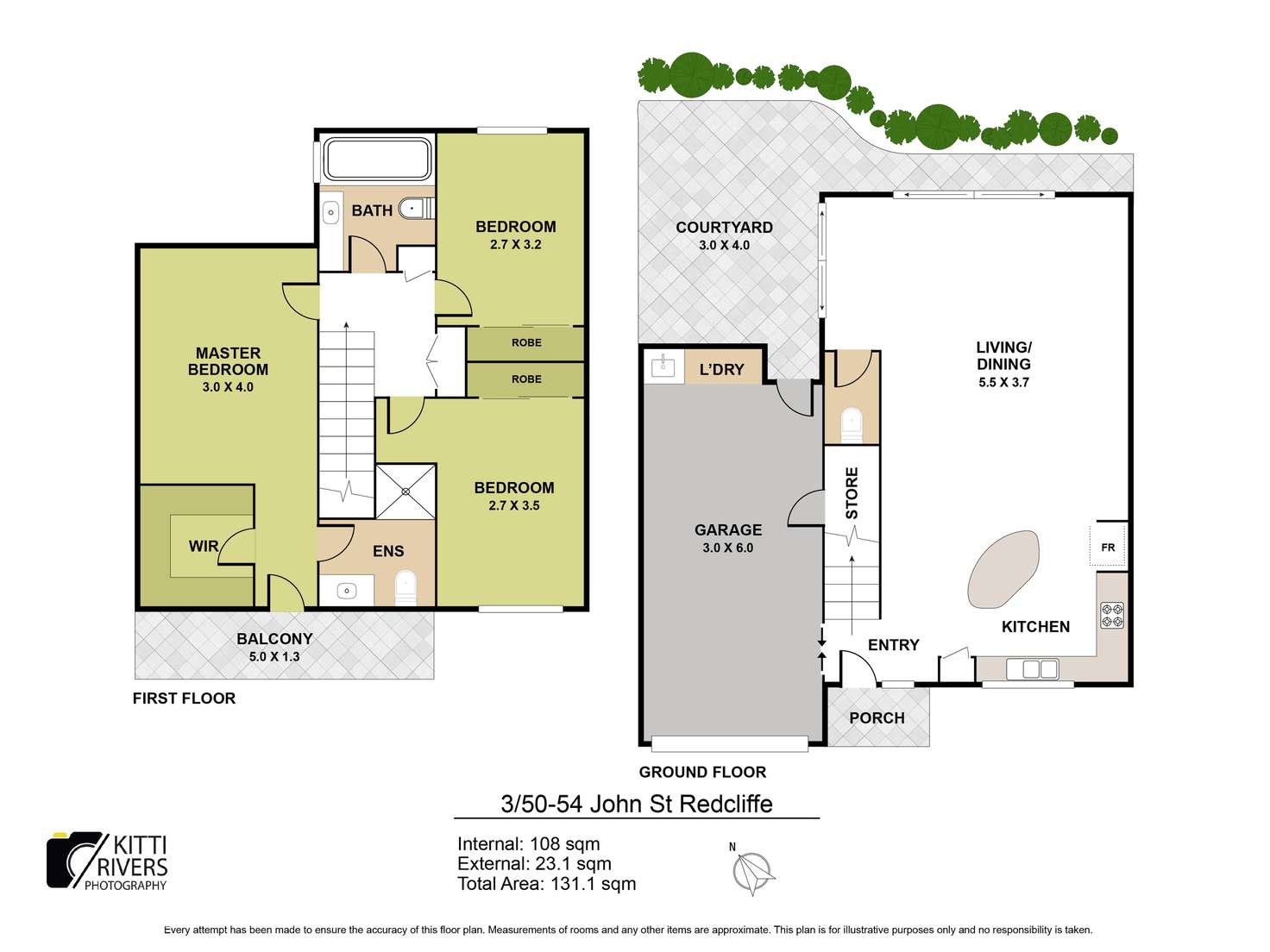 Floorplan of Homely unit listing, 3/50-54 John Street, Redcliffe QLD 4020