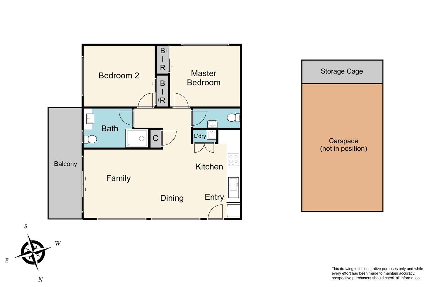 Floorplan of Homely apartment listing, 203/4 Nicholson Court, Clayton VIC 3168