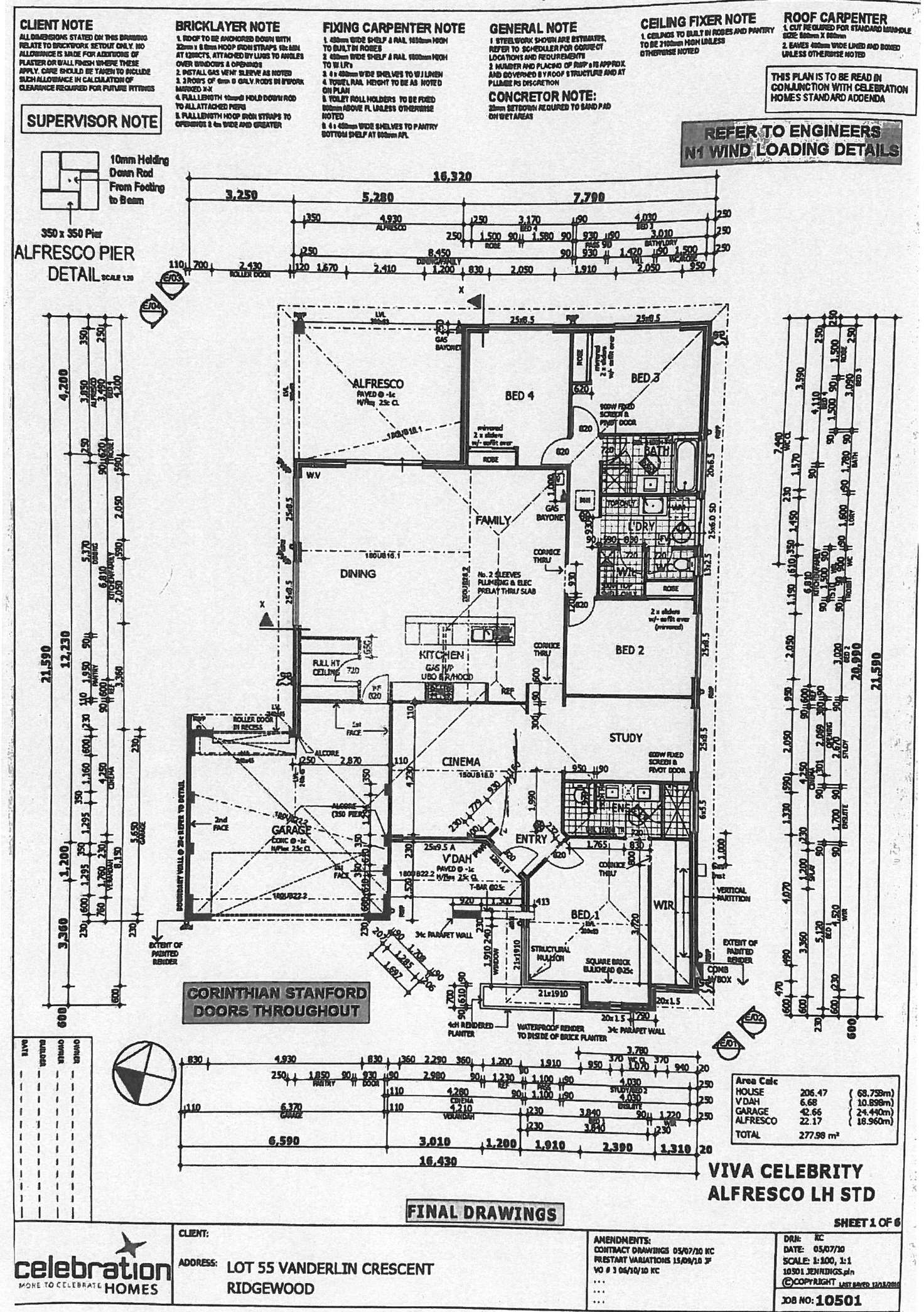 Floorplan of Homely house listing, 50 Vanderlin Crescent, Ridgewood WA 6030