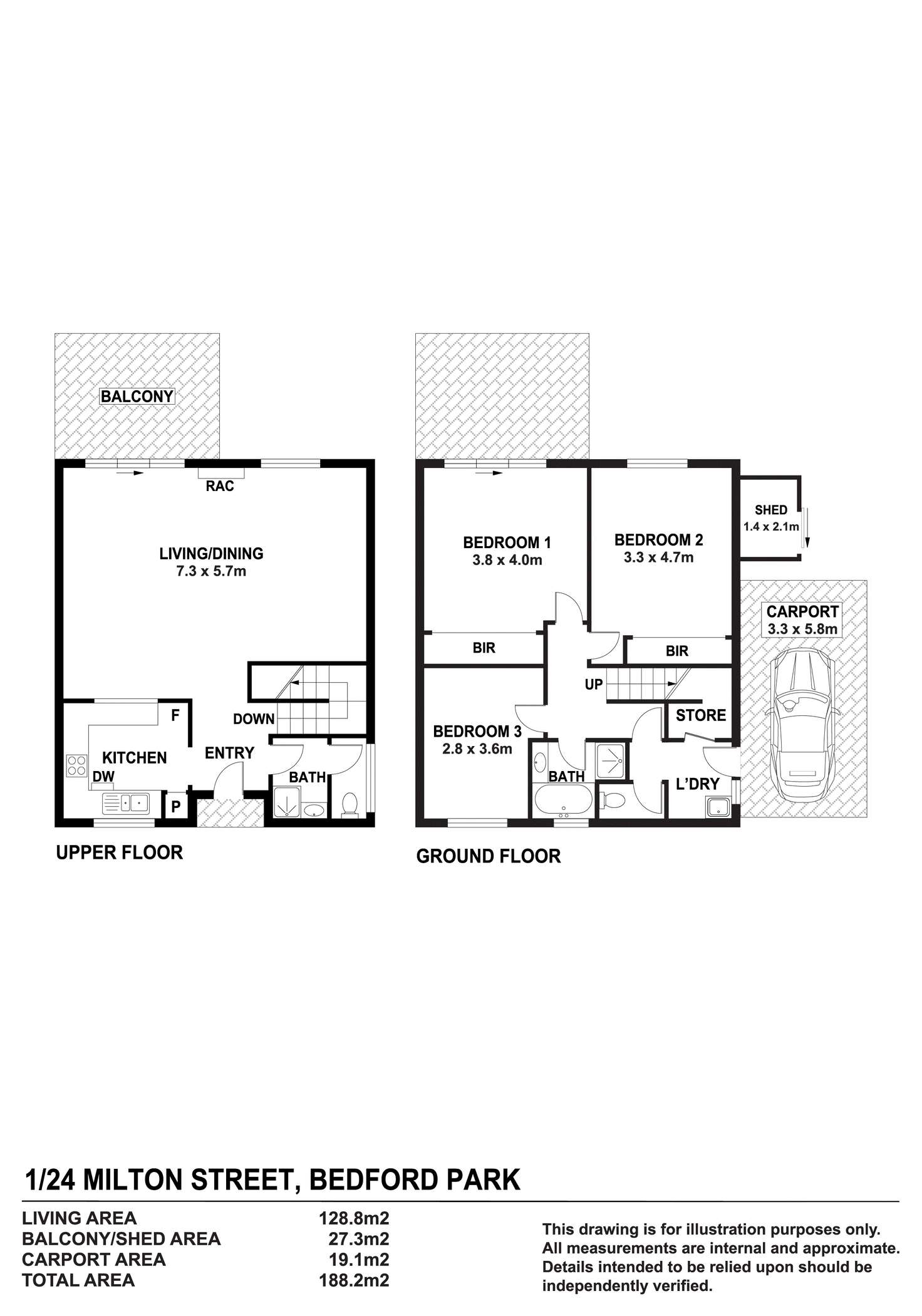 Floorplan of Homely house listing, 24 Milton Street, Bedford Park SA 5042