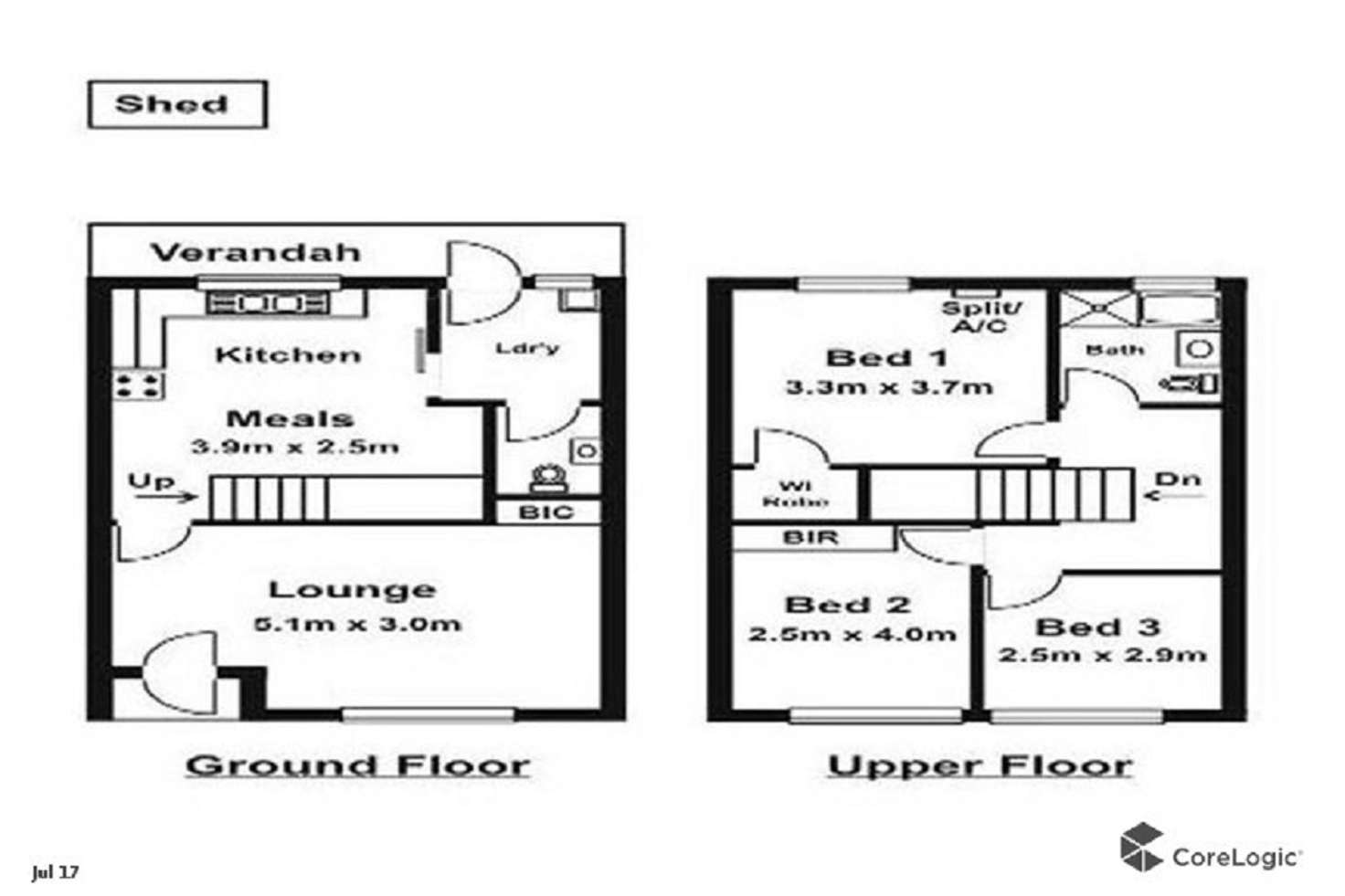 Floorplan of Homely townhouse listing, 17/48 Greenfield Crescent, West Lakes Shore SA 5020
