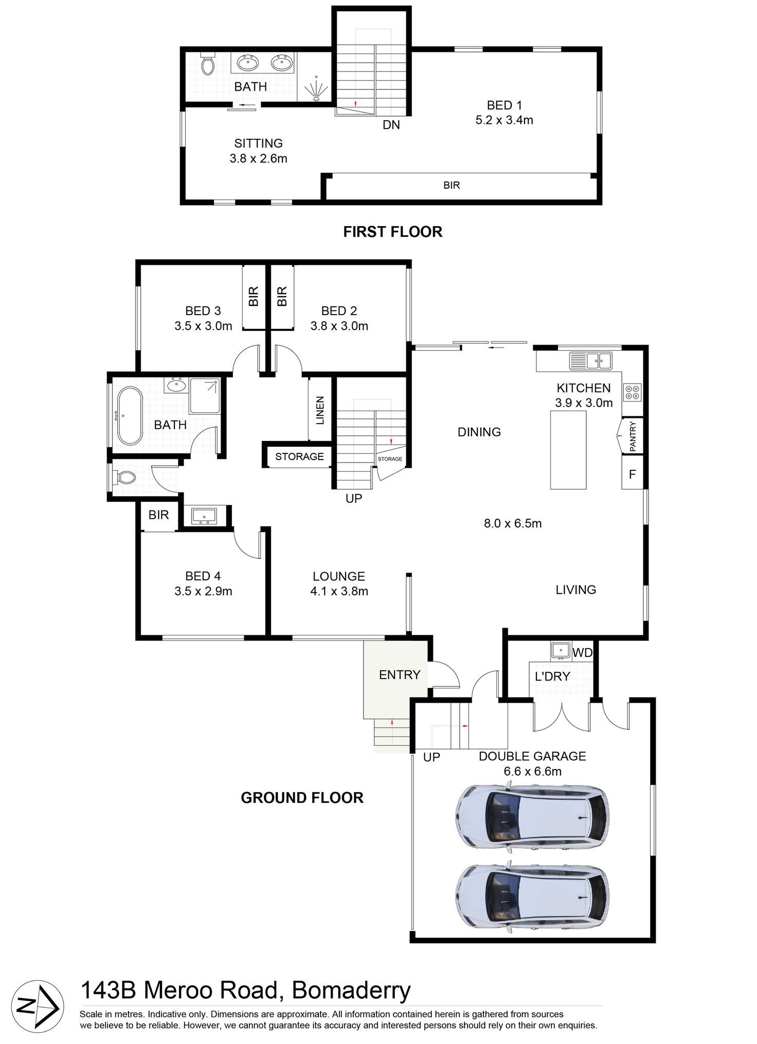 Floorplan of Homely house listing, 143B Meroo Road, Bomaderry NSW 2541