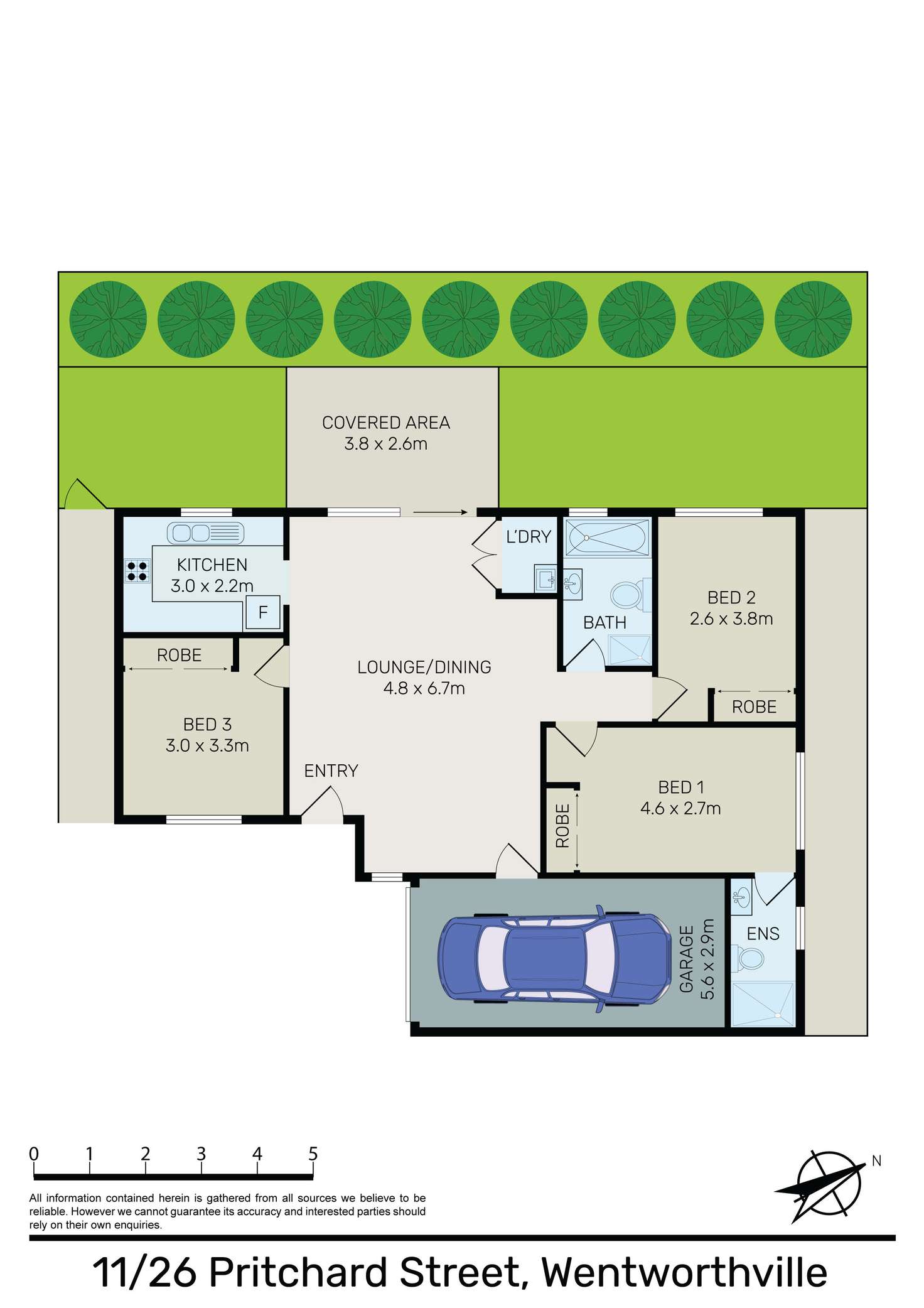Floorplan of Homely semiDetached listing, 11/26-28 Pritchard Street West, Wentworthville NSW 2145