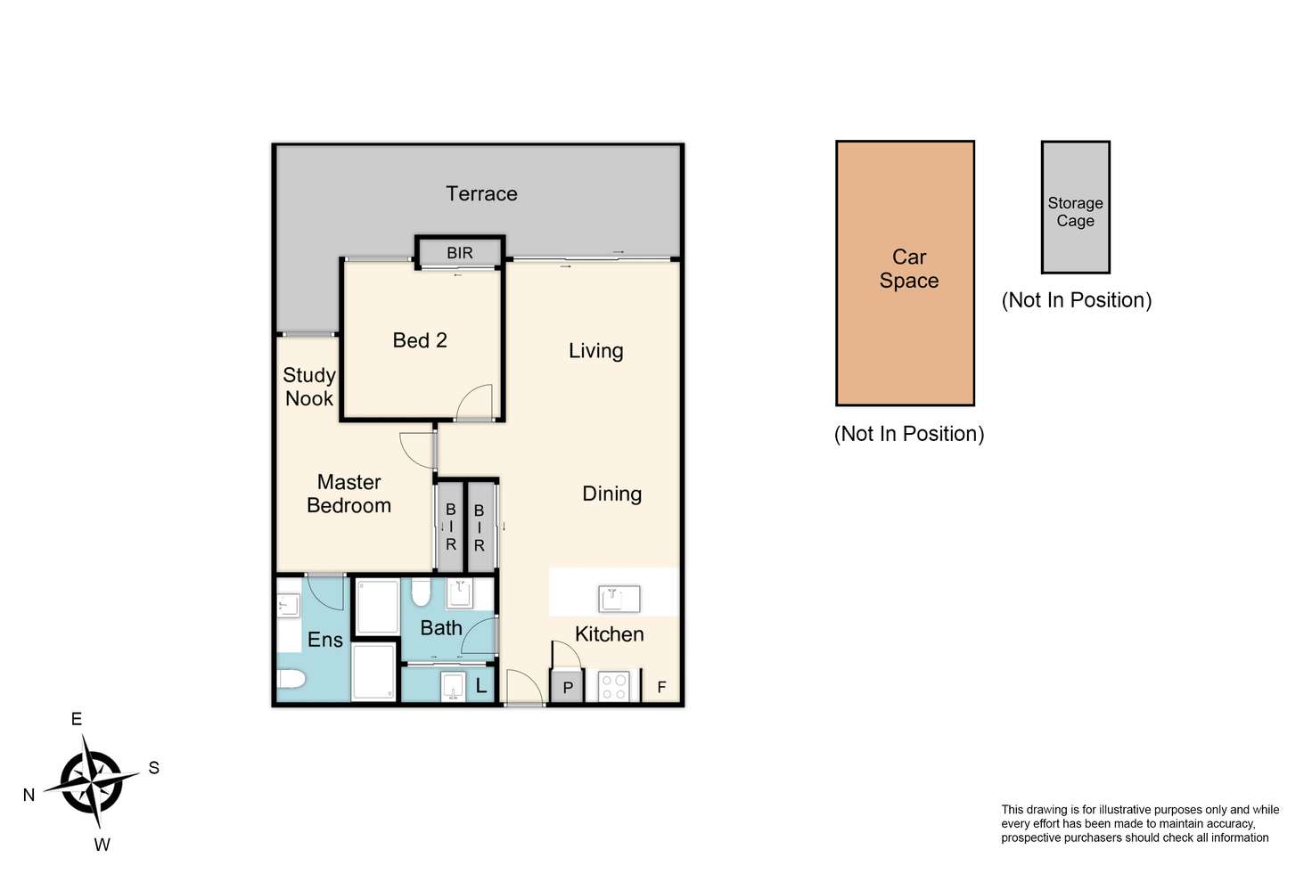 Floorplan of Homely apartment listing, 121/59 Autumn Terrace, Clayton South VIC 3169