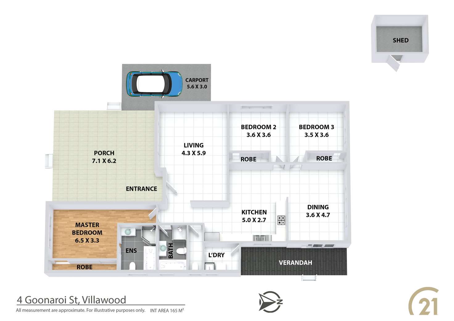 Floorplan of Homely house listing, 4 Goonaroi Street, Villawood NSW 2163