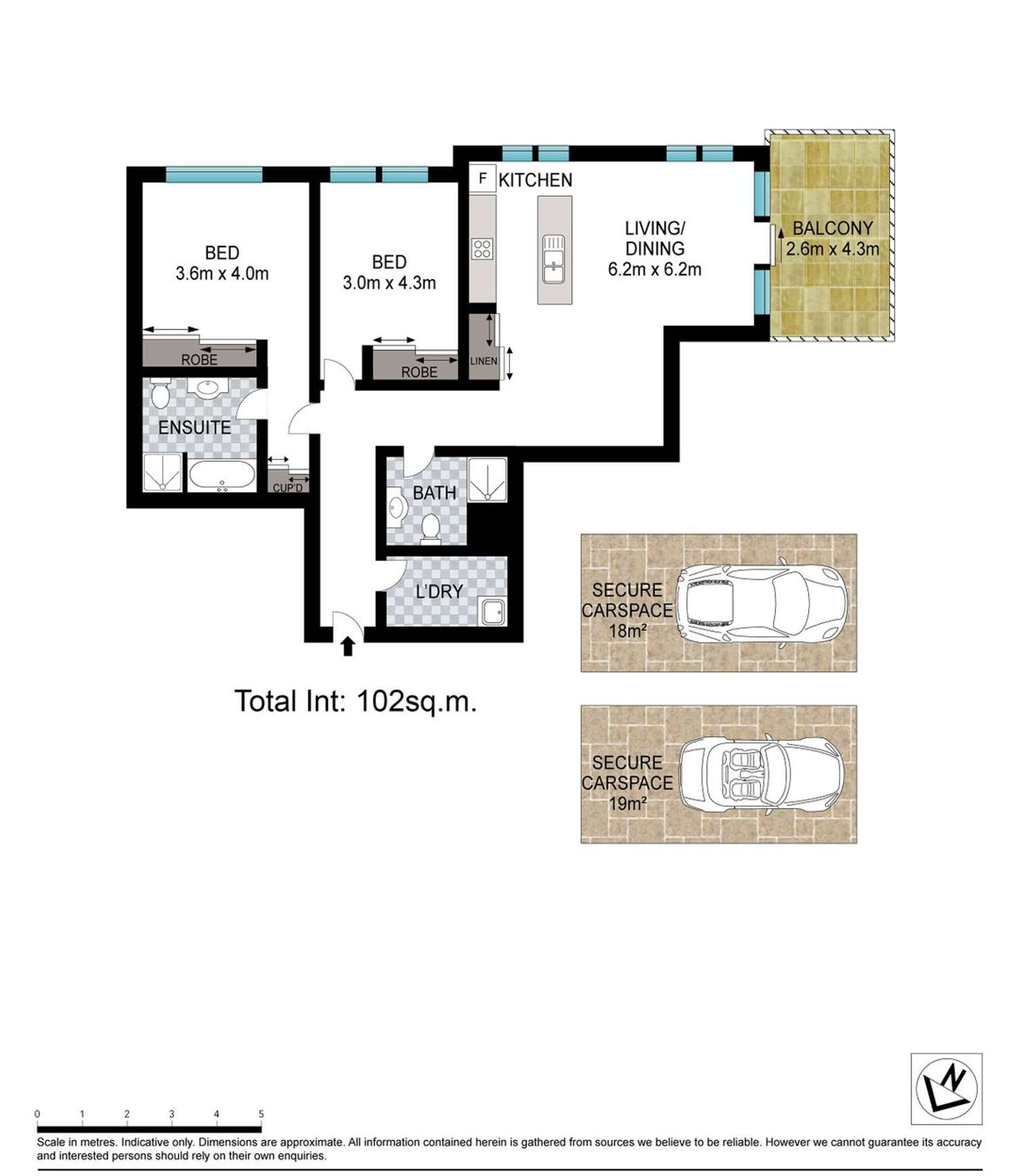 Floorplan of Homely apartment listing, 45/6-8 Culworth Ave, Killara NSW 2071