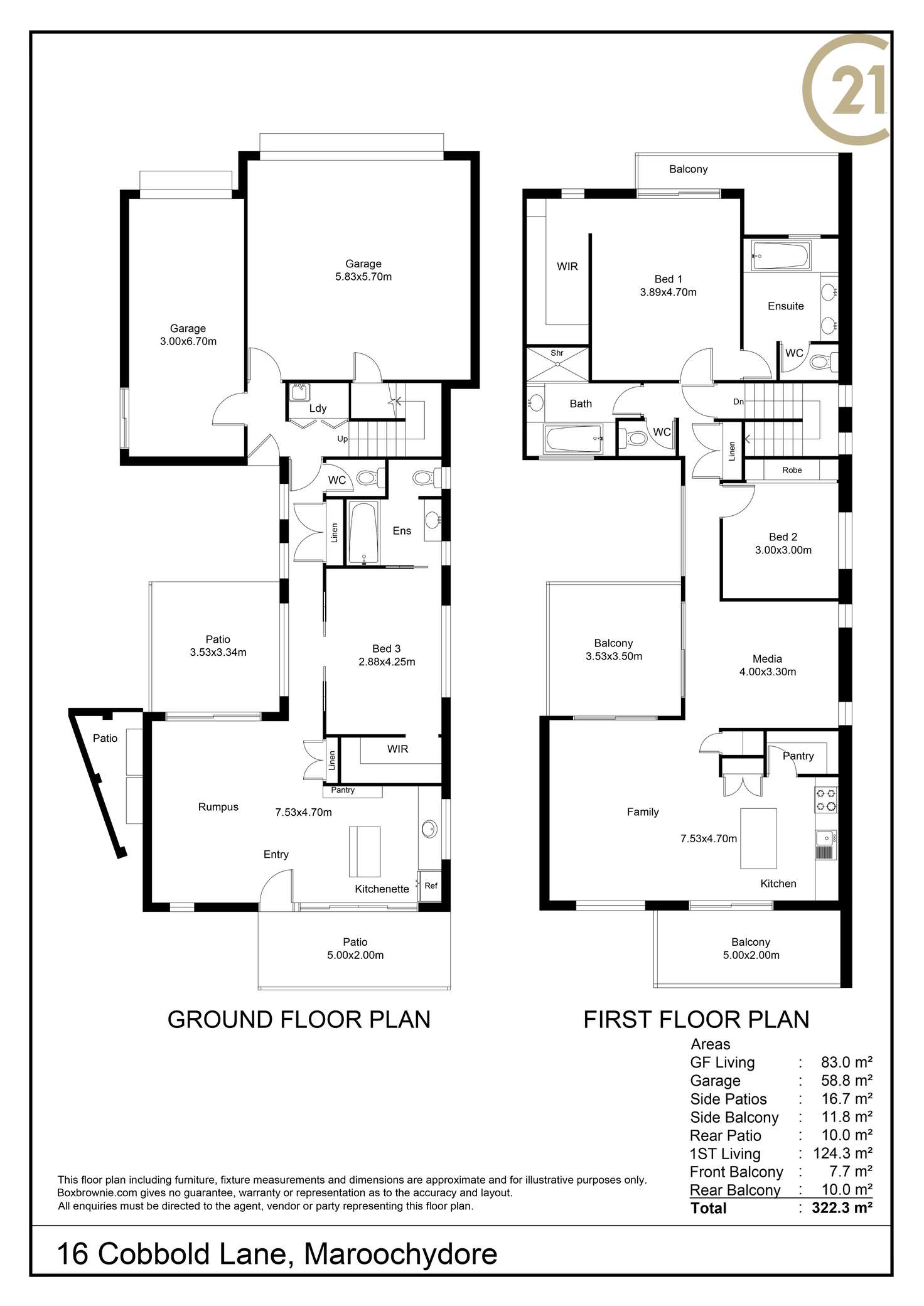 Floorplan of Homely house listing, 16 Cobbold Lane, Maroochydore QLD 4558