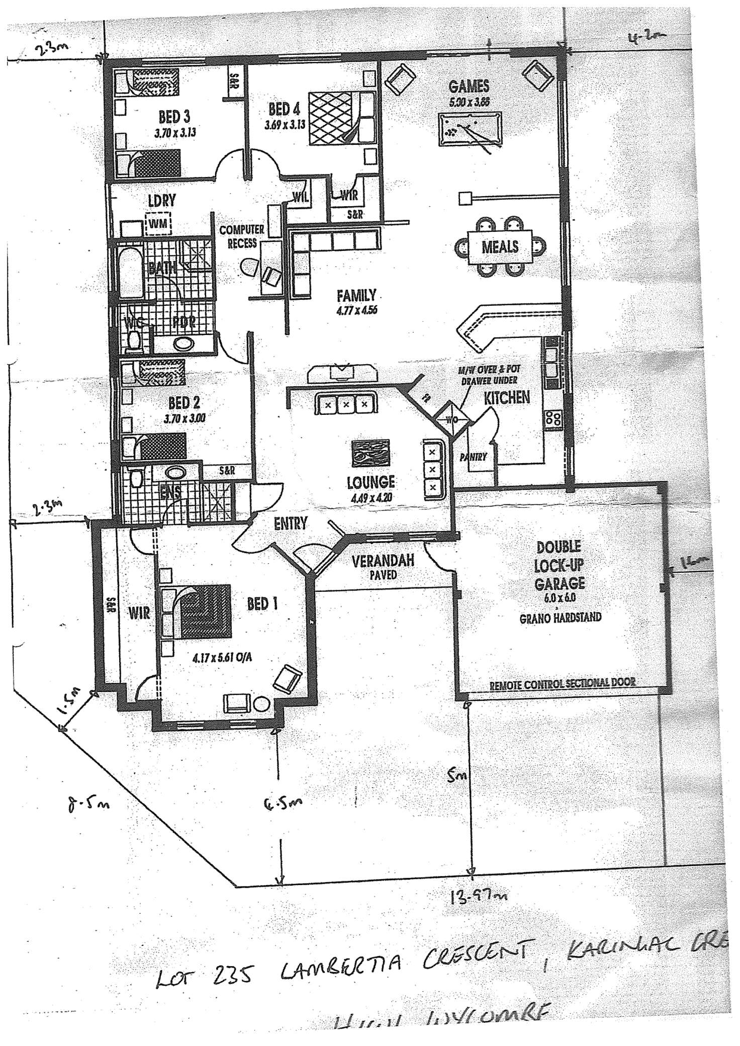 Floorplan of Homely house listing, 31 Lambertia Crescent, High Wycombe WA 6057