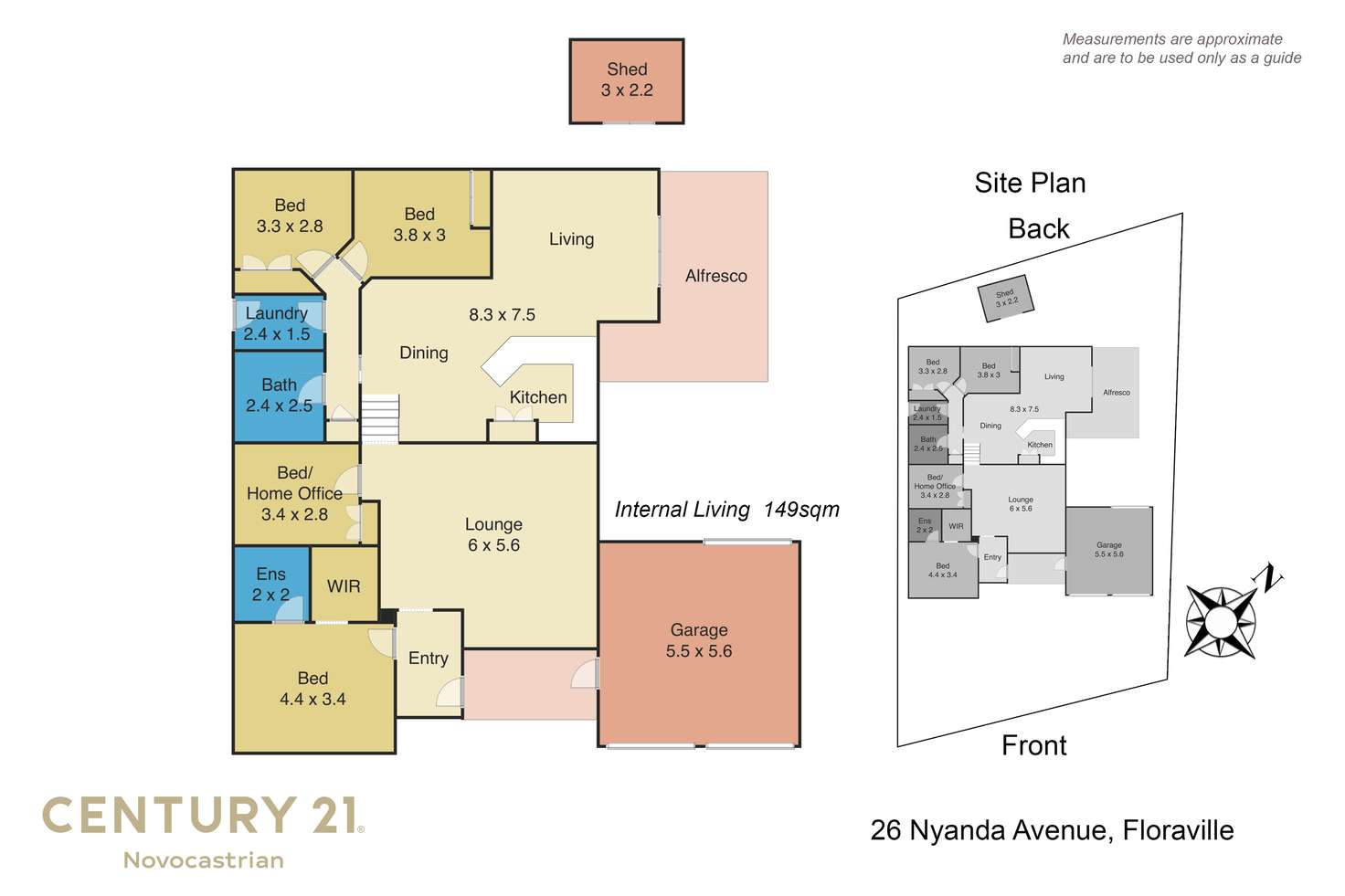 Floorplan of Homely house listing, 26 Nyanda Avenue, Floraville NSW 2280