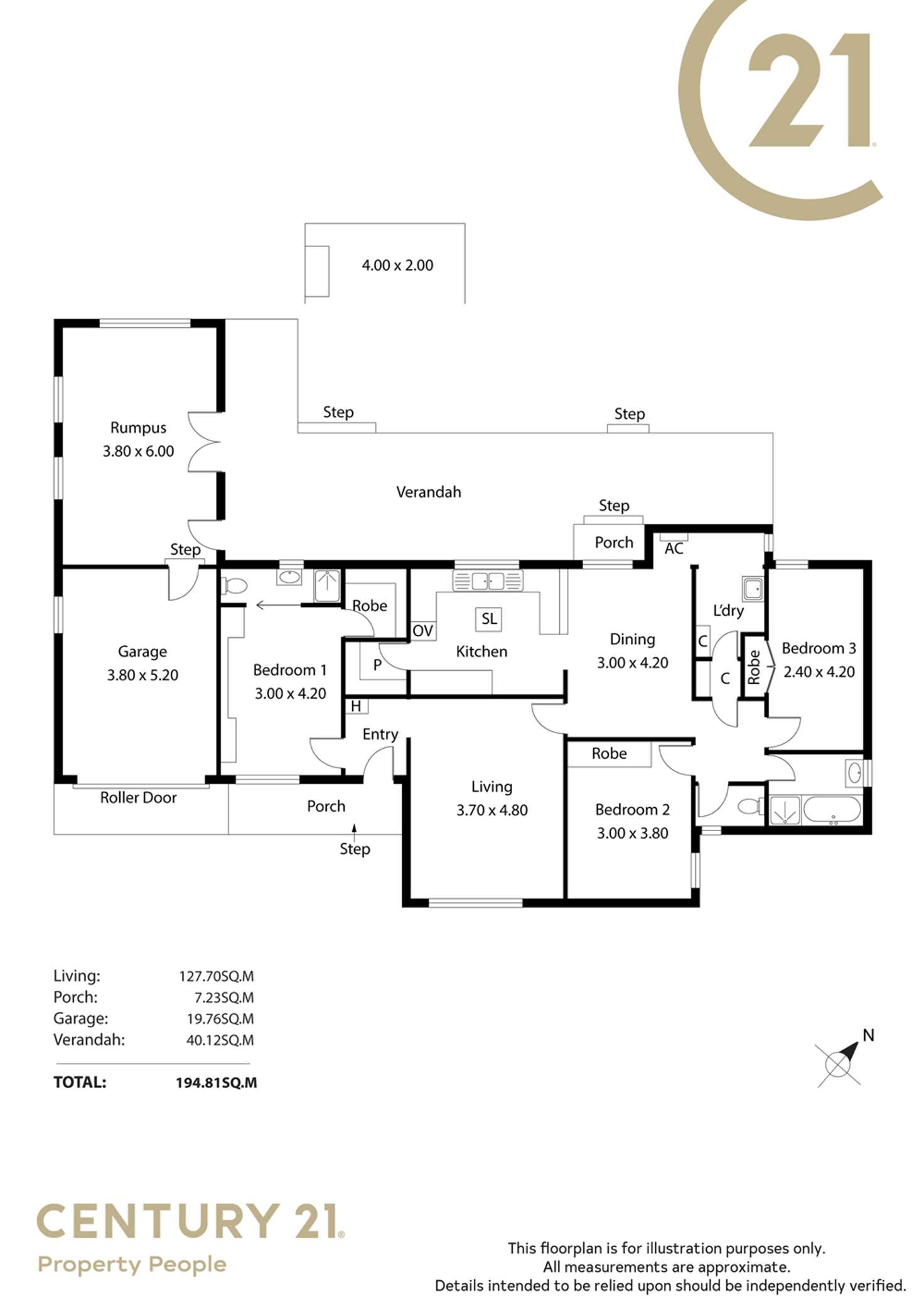 Floorplan of Homely house listing, 53 Simpson Street, Salisbury East SA 5109