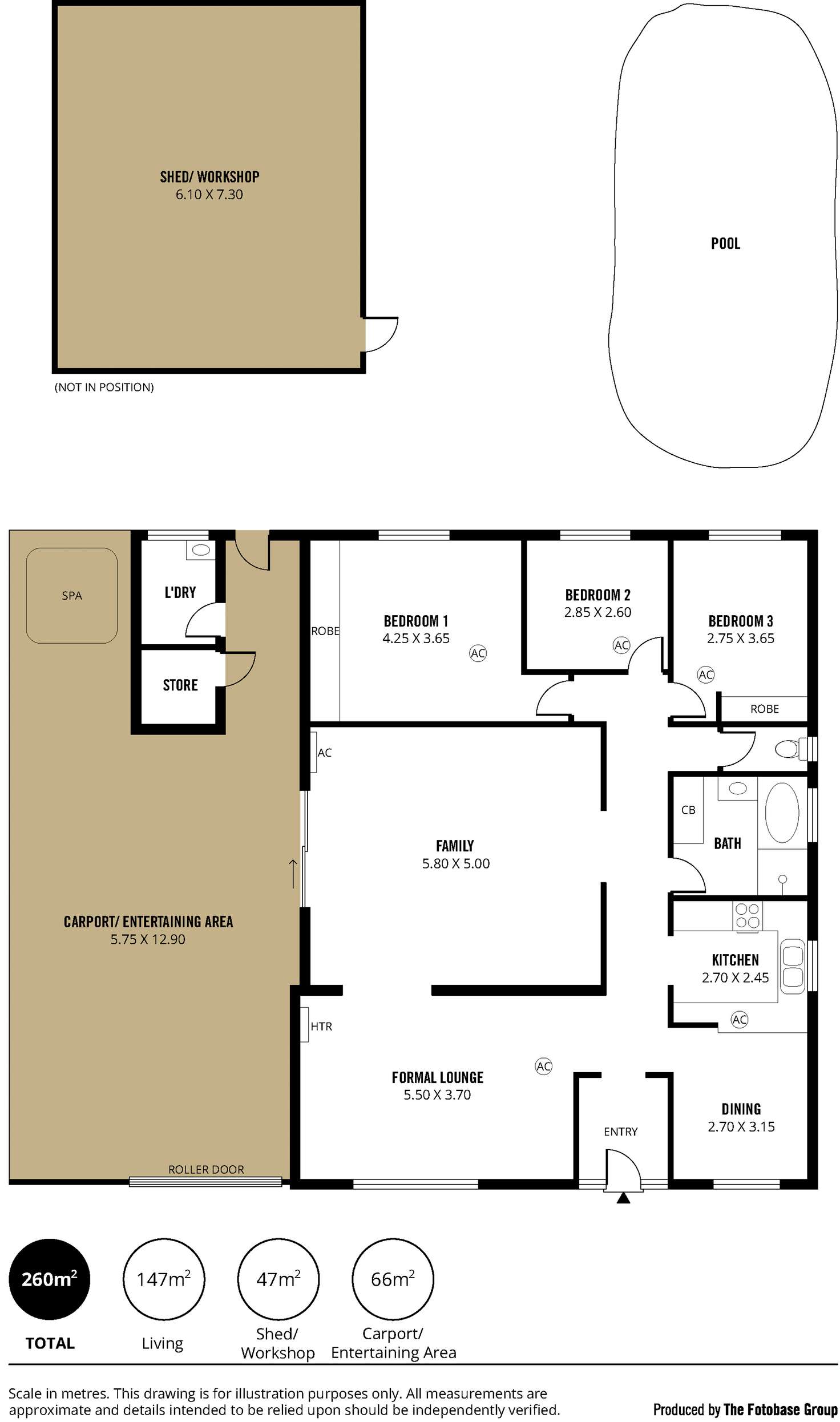 Floorplan of Homely house listing, 20 Stirling Drive, Morphett Vale SA 5162