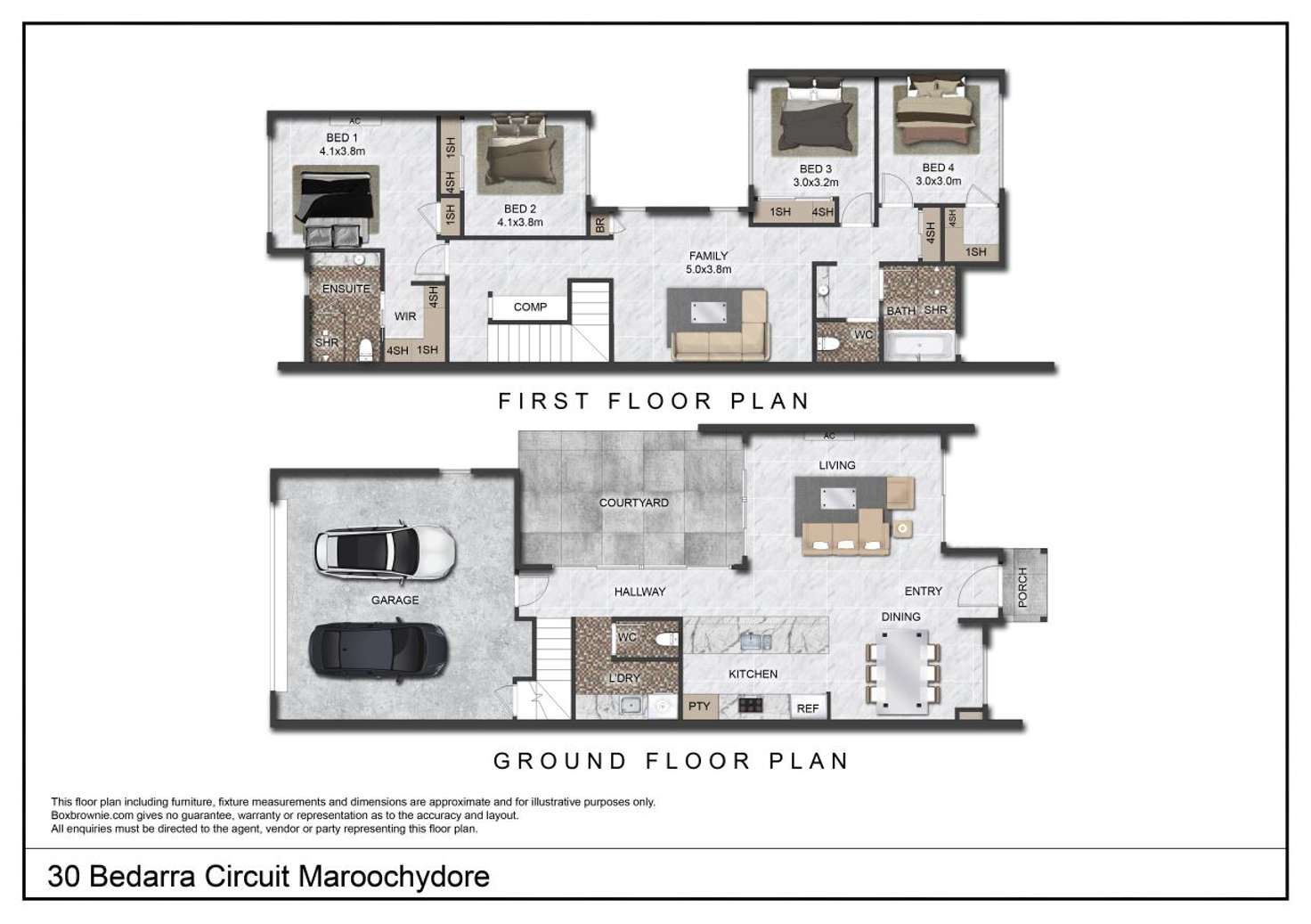 Floorplan of Homely house listing, 30 Bedarra Circuit, Maroochydore QLD 4558