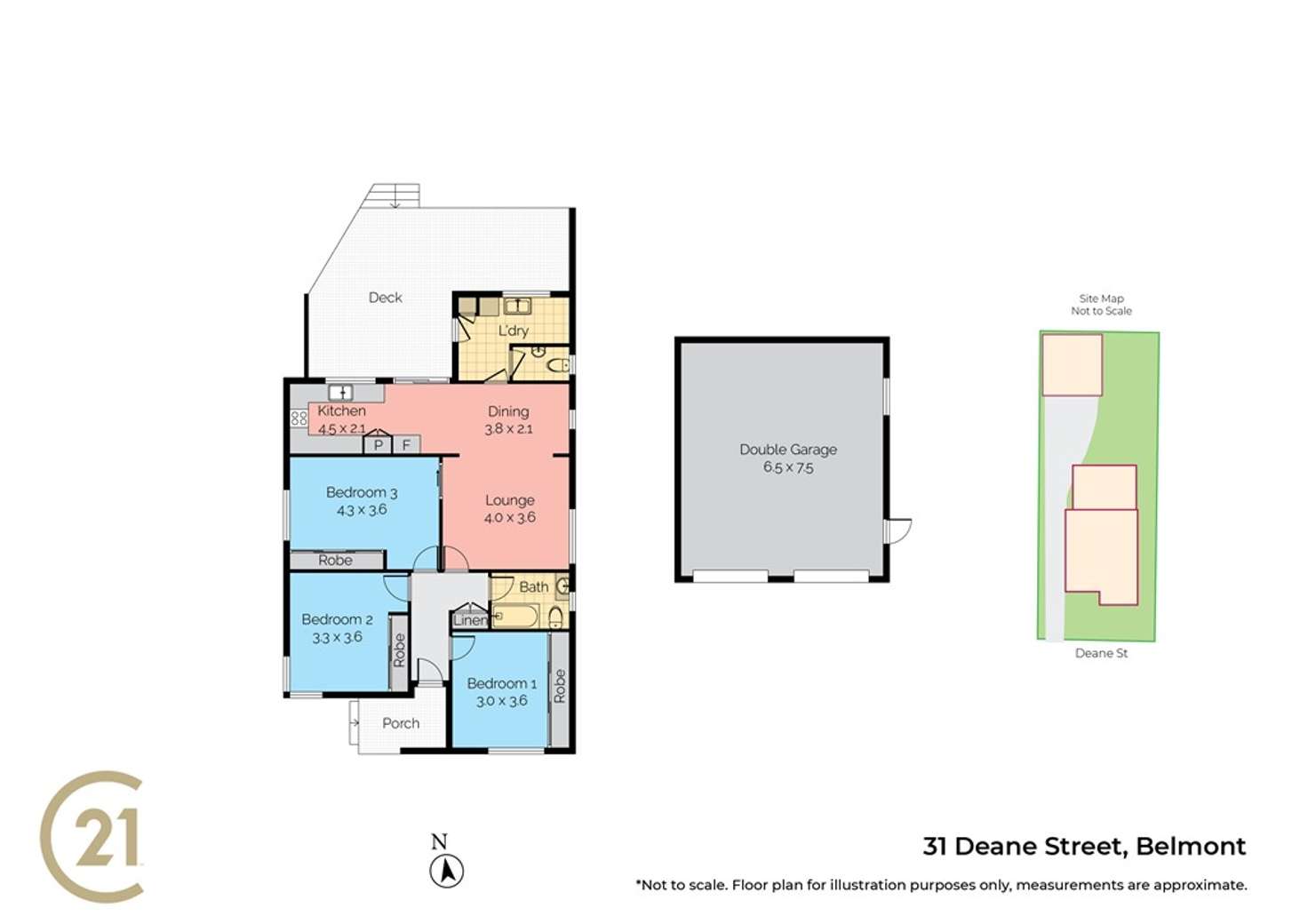 Floorplan of Homely house listing, 31 Deane Street, Belmont NSW 2280