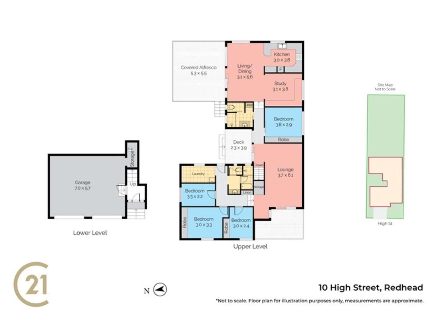 Floorplan of Homely house listing, 10 High Street, Redhead NSW 2290