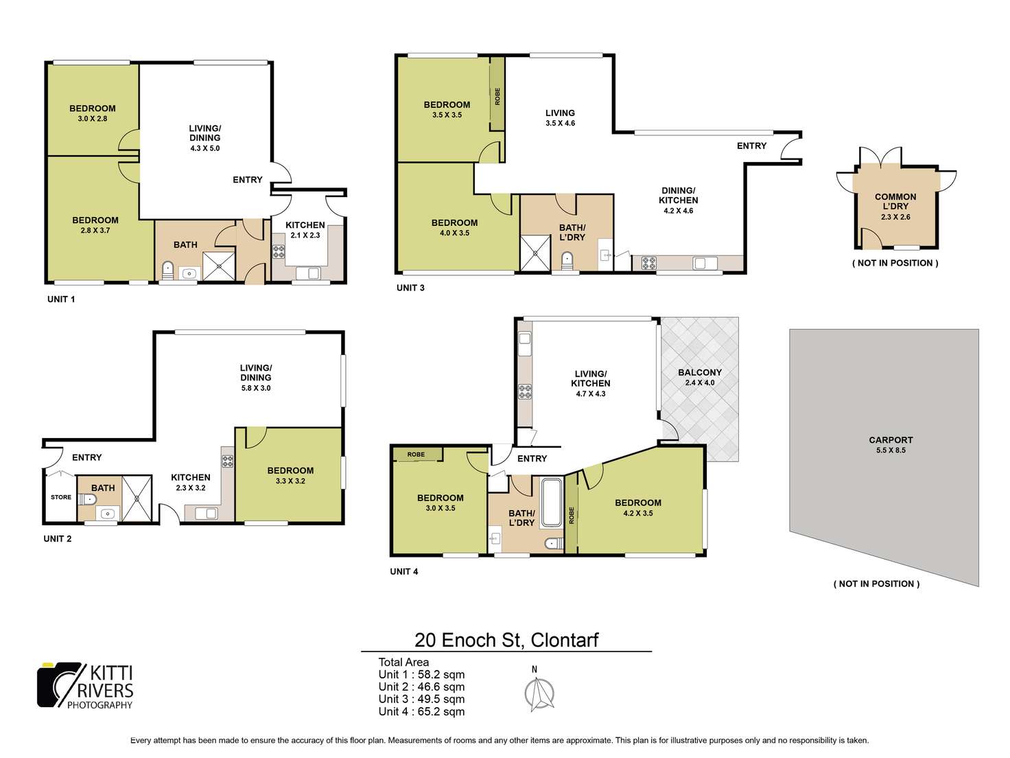 Floorplan of Homely blockOfUnits listing, 20 Enoch Street, Clontarf QLD 4019