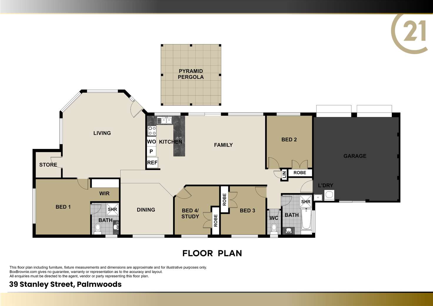 Floorplan of Homely house listing, 39 Stanley Street, Palmwoods QLD 4555