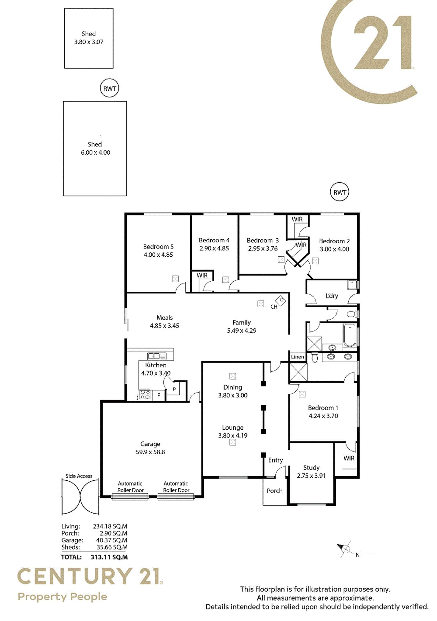 Floorplan of Homely house listing, 12 William Street, Two Wells SA 5501