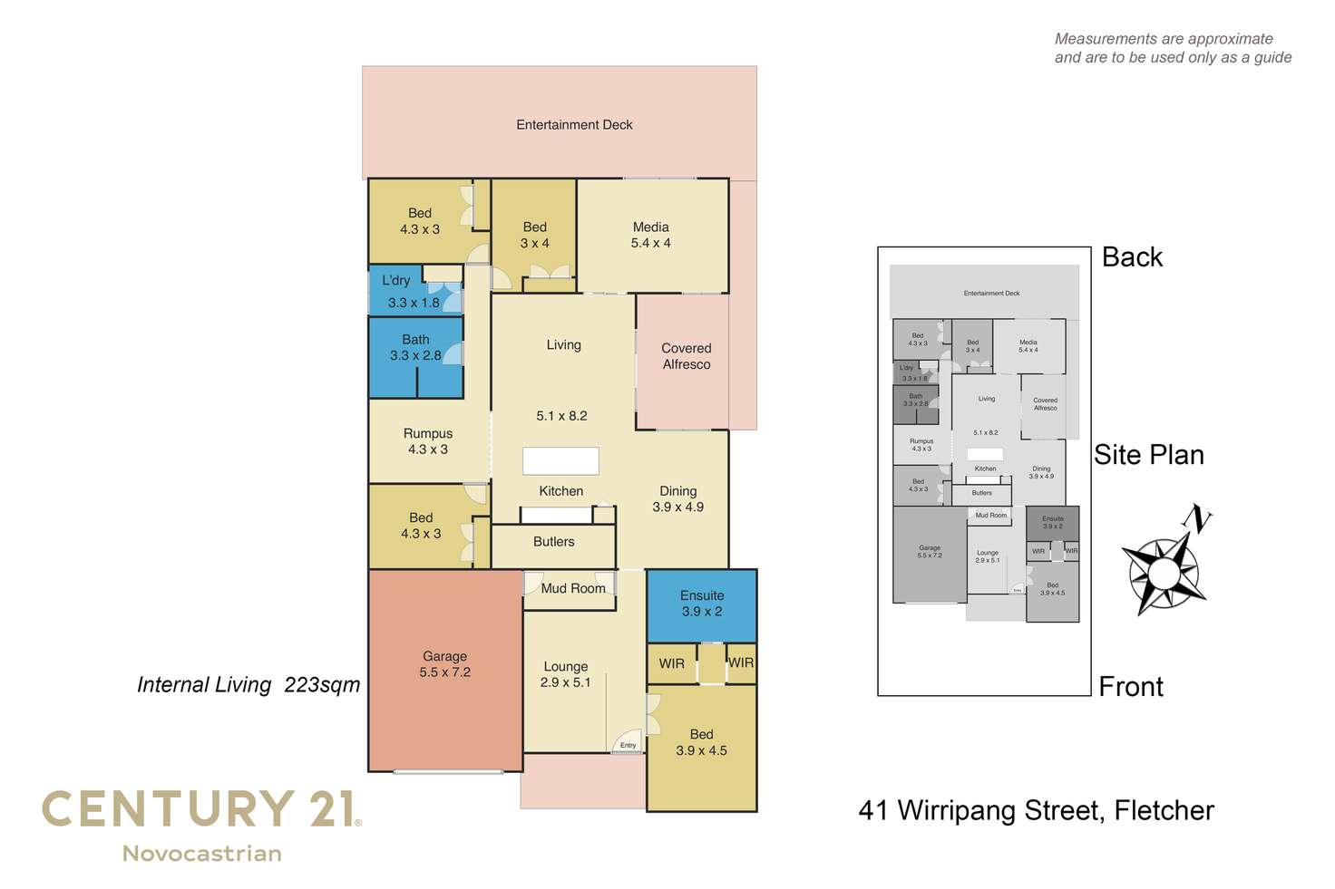 Floorplan of Homely house listing, 41 Wirripang Street, Fletcher NSW 2287