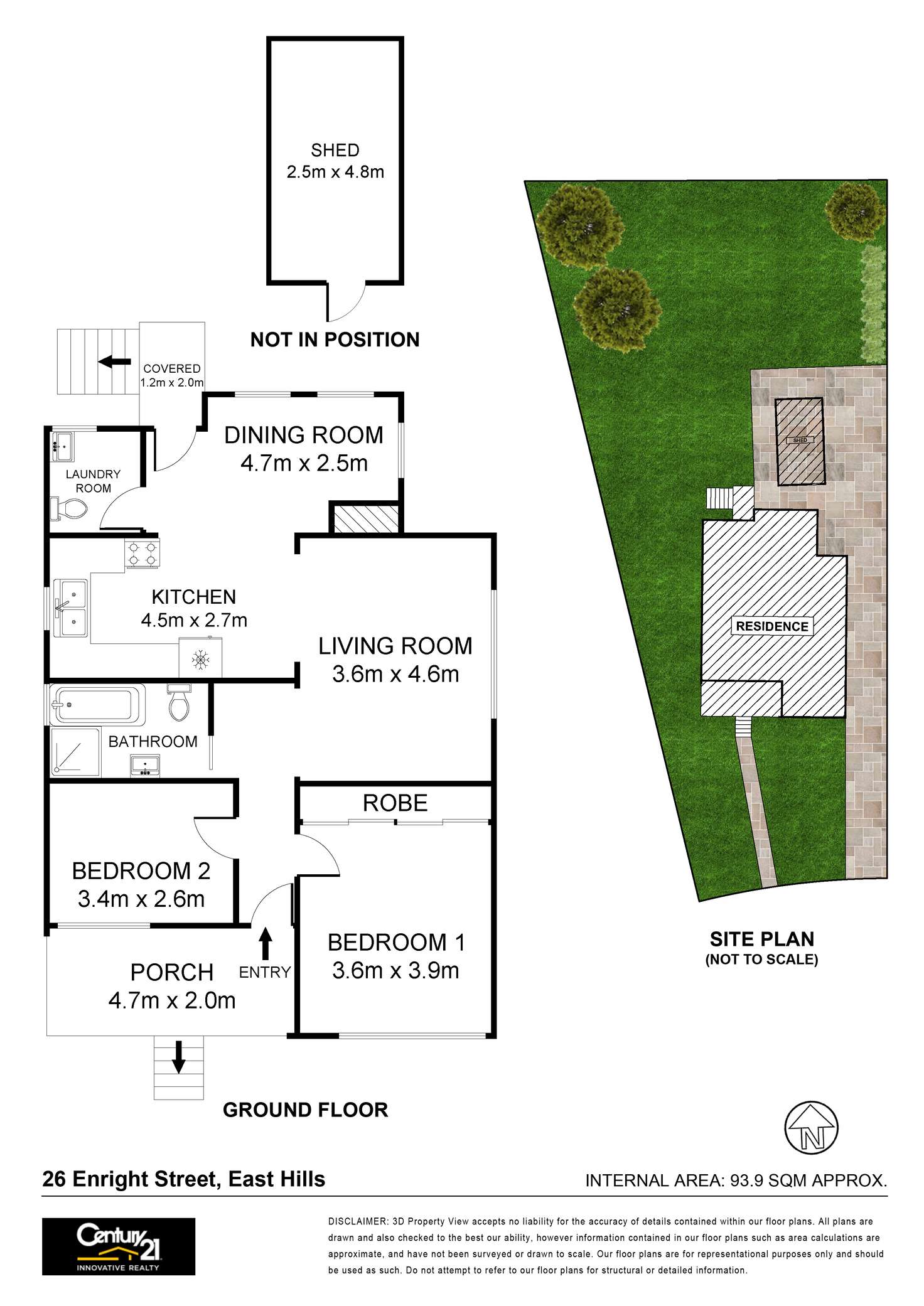 Floorplan of Homely house listing, 26 Enright Street, East Hills NSW 2213