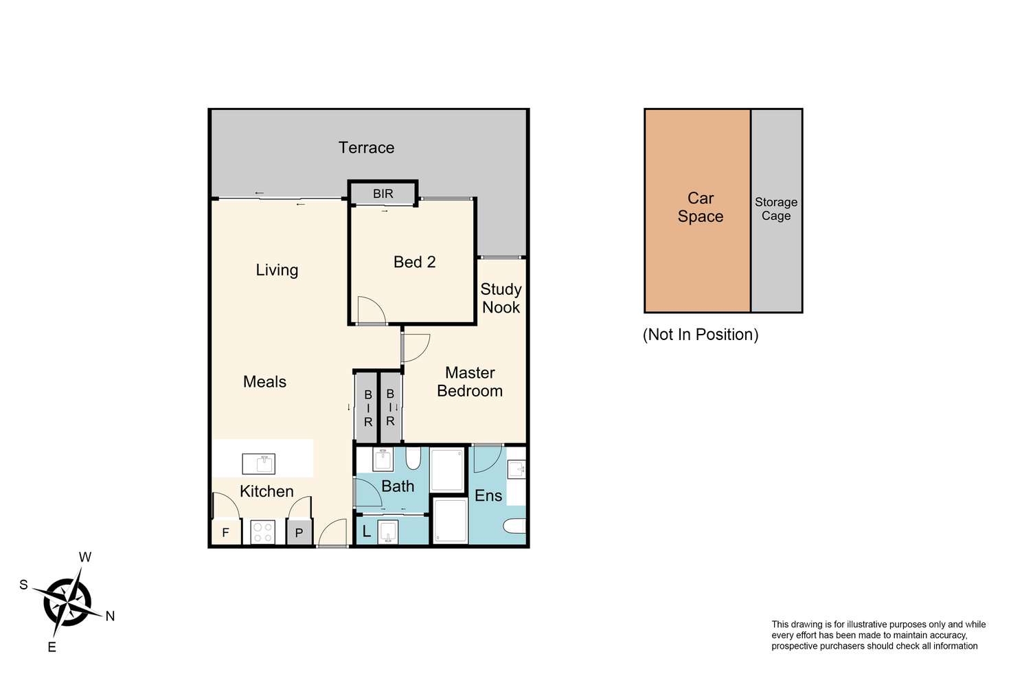 Floorplan of Homely apartment listing, 128/59 Autumn Terrace, Clayton South VIC 3169
