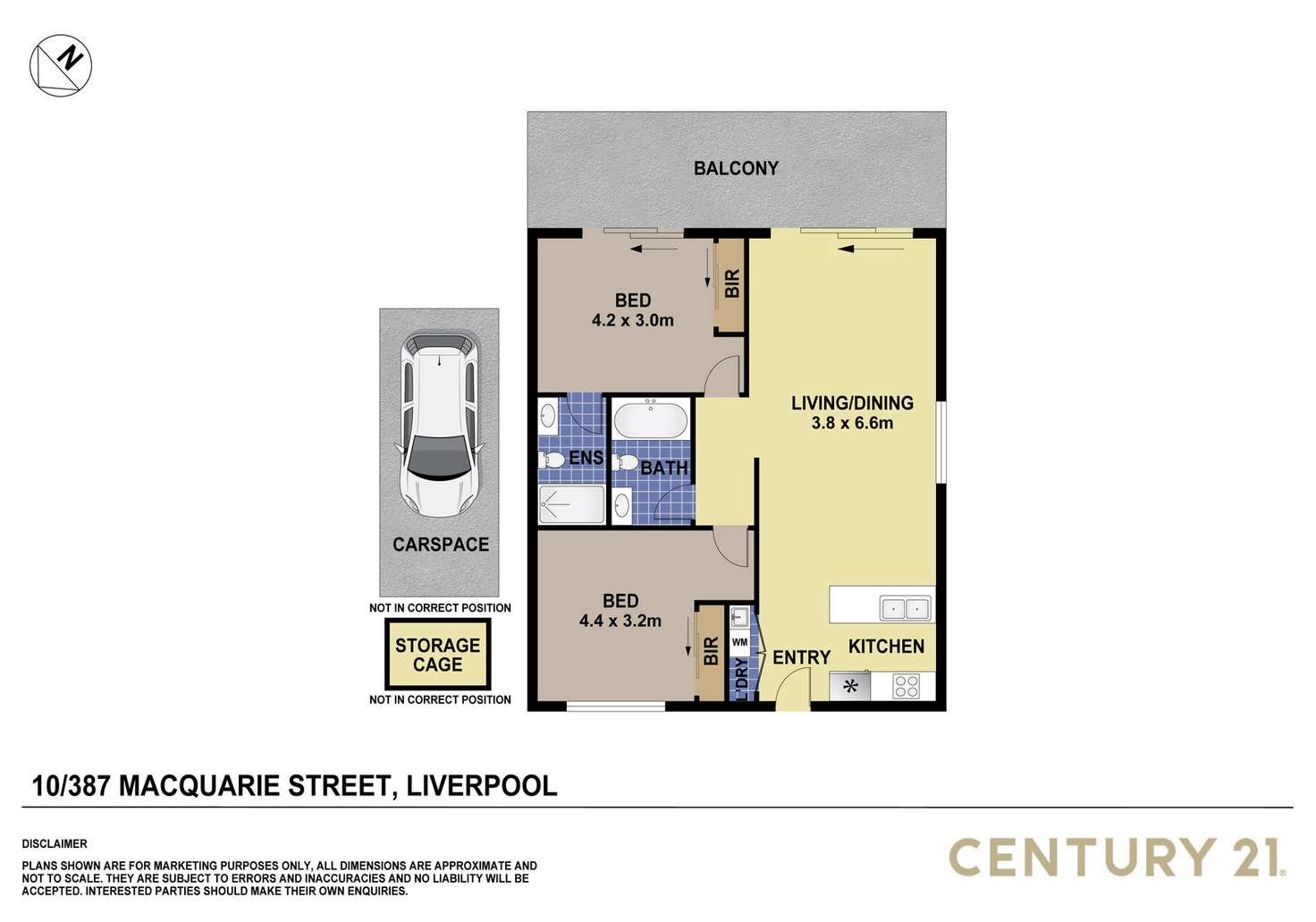 Floorplan of Homely unit listing, 10/387 Macquarie Street, Liverpool NSW 2170