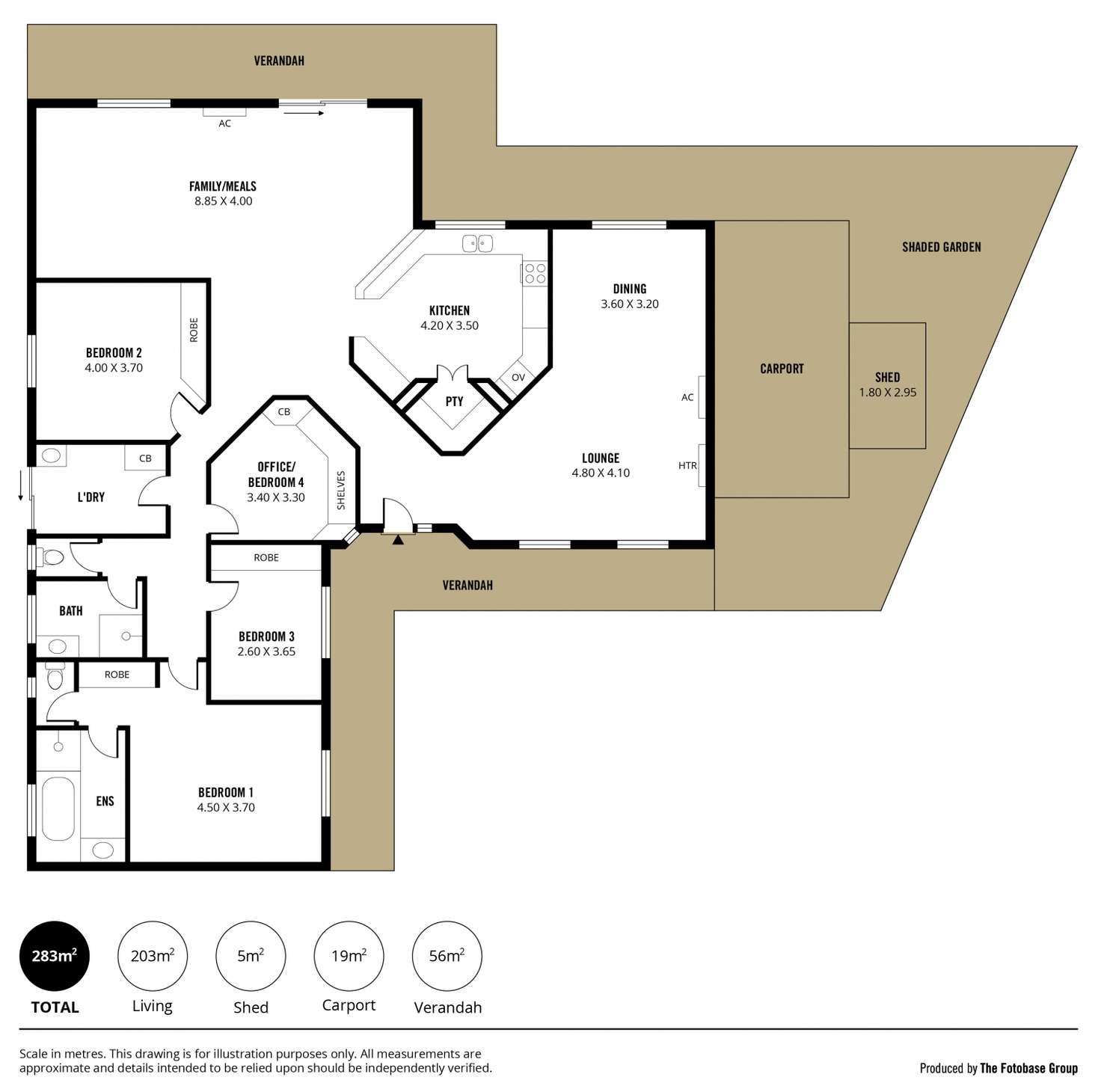 Floorplan of Homely house listing, 12 Leabrook Place, Morphett Vale SA 5162