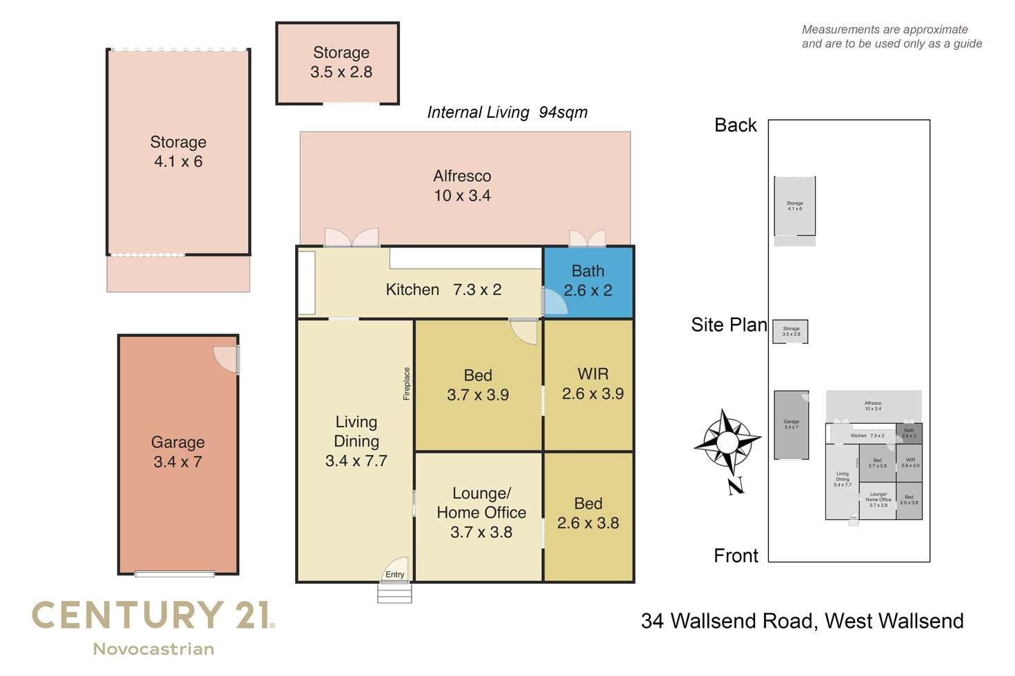 Floorplan of Homely house listing, 34 Wallsend Road, West Wallsend NSW 2286