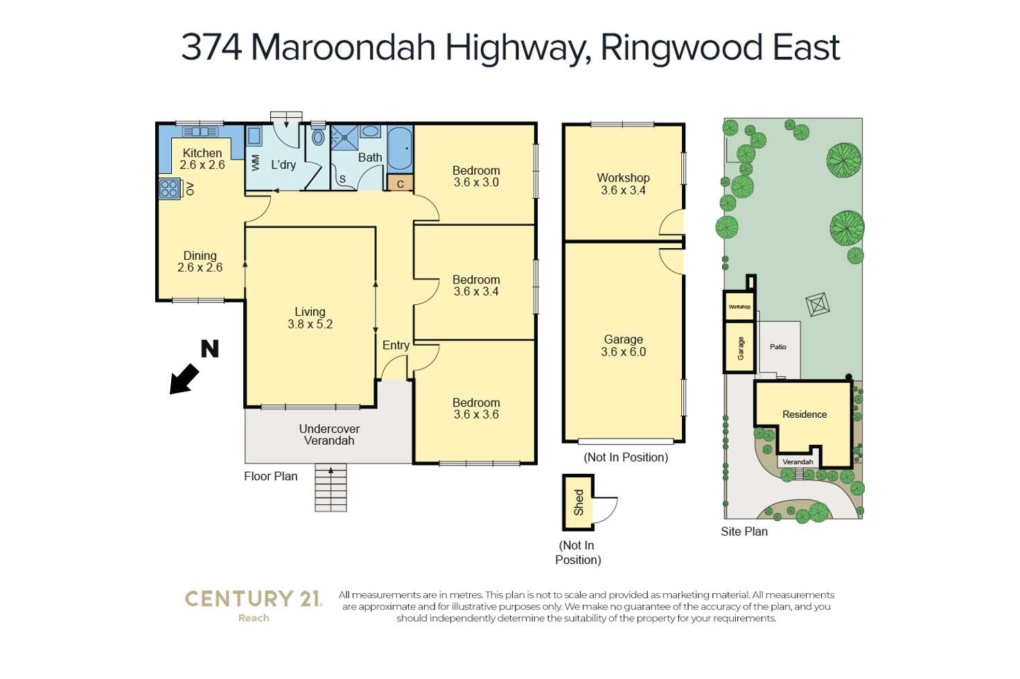 Floorplan of Homely house listing, 374 Maroondah highway, Ringwood VIC 3134