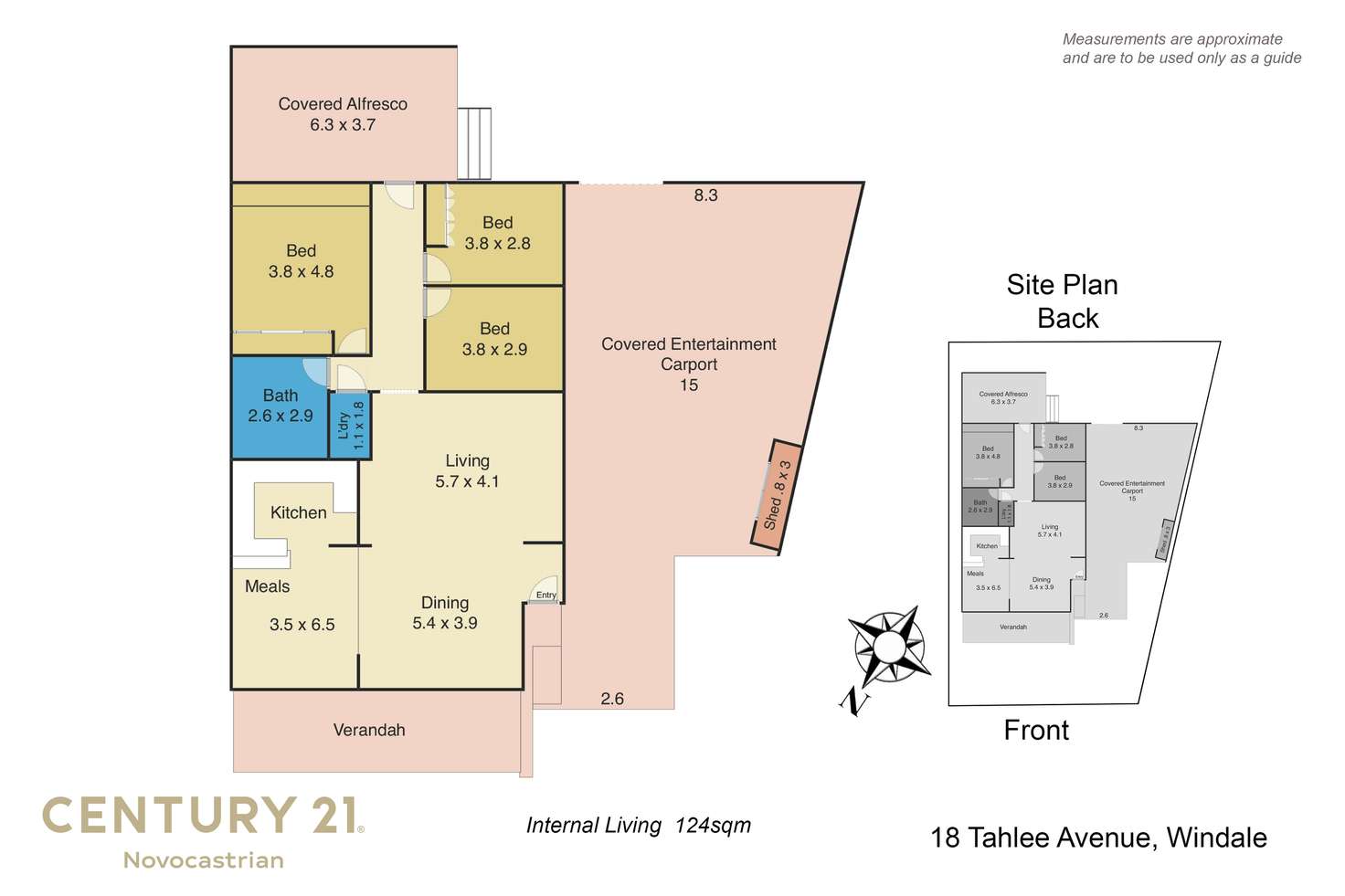 Floorplan of Homely house listing, 18 Tahlee Avenue, Windale NSW 2306
